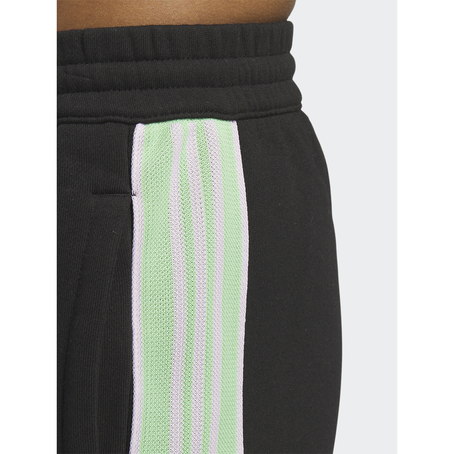 adidas Pantaloni trening Tape HM1530 Negru Regular Fit - Pled.ro