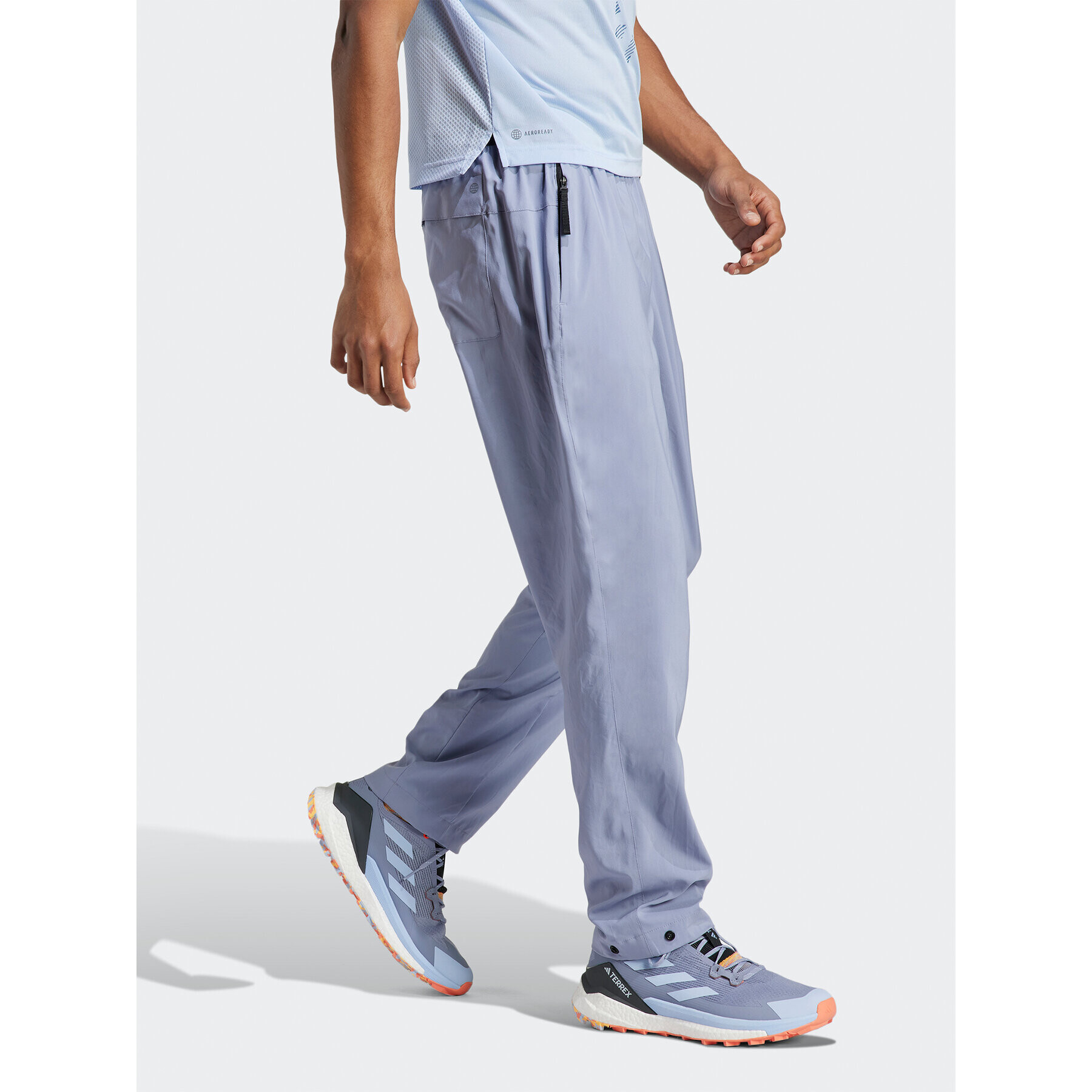 adidas Pantaloni trening Terrex LiteFlex Tracksuit Bottoms HS5895 Violet Regular Fit - Pled.ro