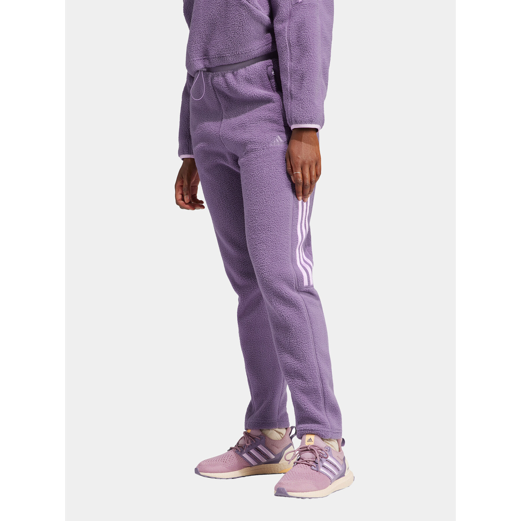 adidas Pantaloni trening Tiro Fleece IJ8415 Violet Regular Fit - Pled.ro