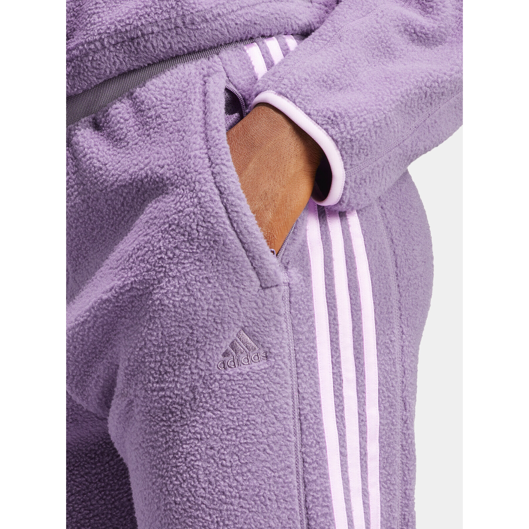 adidas Pantaloni trening Tiro Fleece IJ8415 Violet Regular Fit - Pled.ro