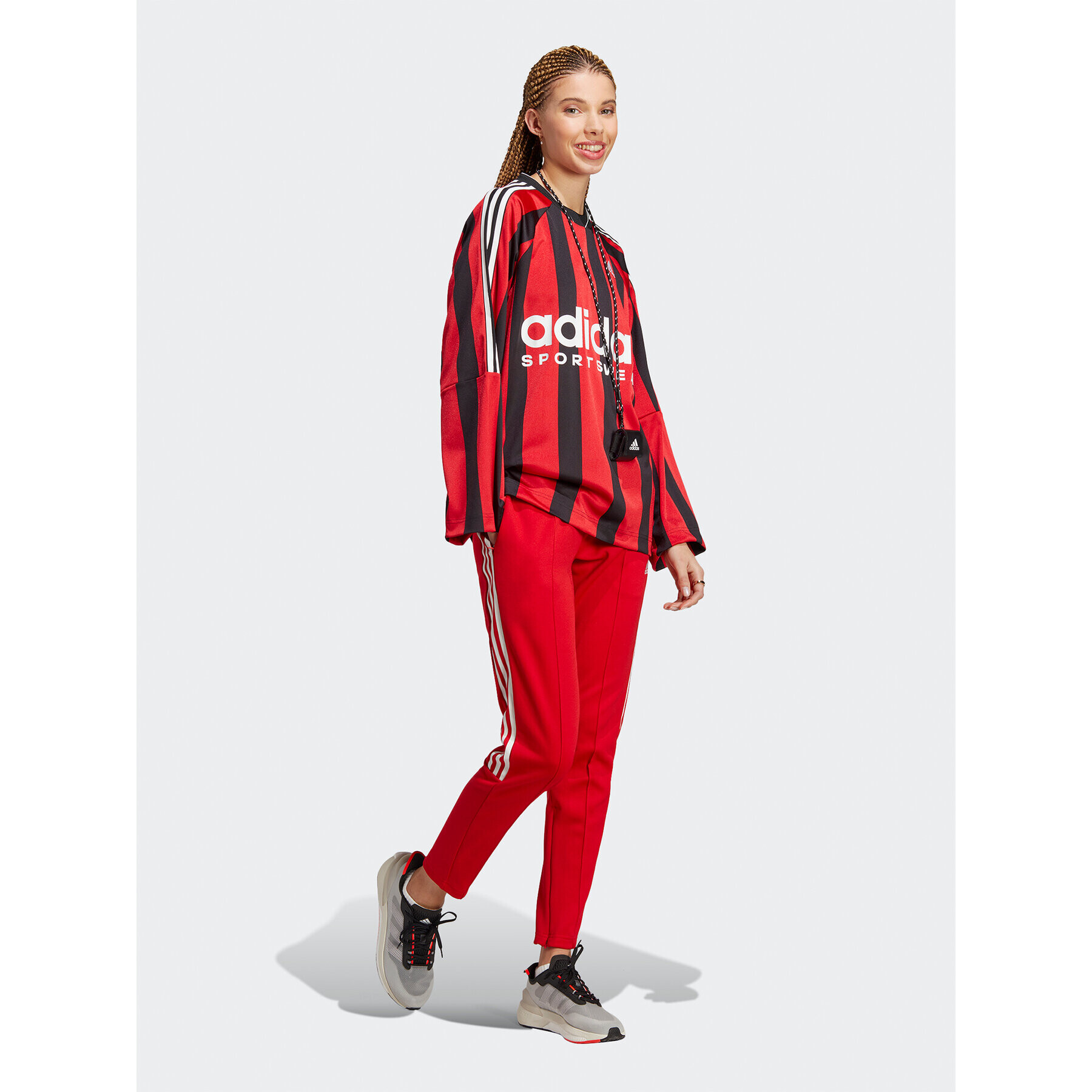 adidas Pantaloni trening Tiro Suit Up Lifestyle Track Pant IC6679 Roșu Regular Fit - Pled.ro