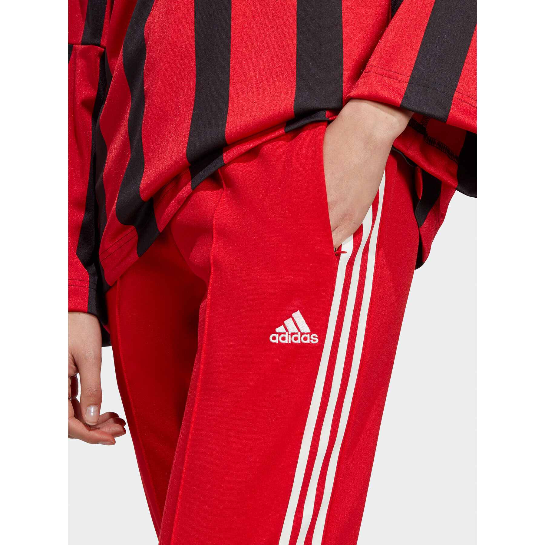 adidas Pantaloni trening Tiro Suit Up Lifestyle Track Pant IC6679 Roșu Regular Fit - Pled.ro