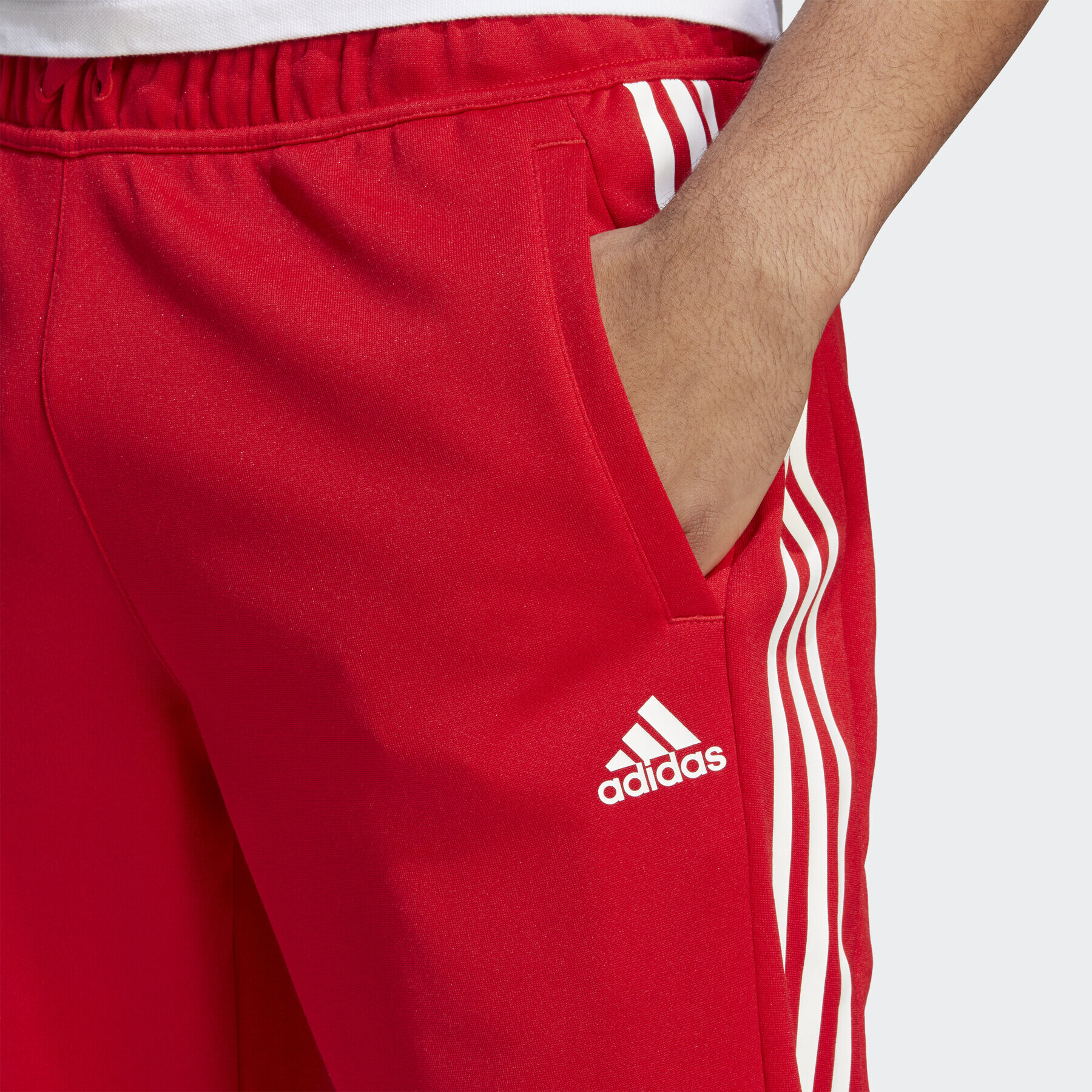 adidas Pantaloni trening Tiro Suit-Up Lifestyle Tracksuit Bottoms IB8385 Roșu Regular Fit - Pled.ro