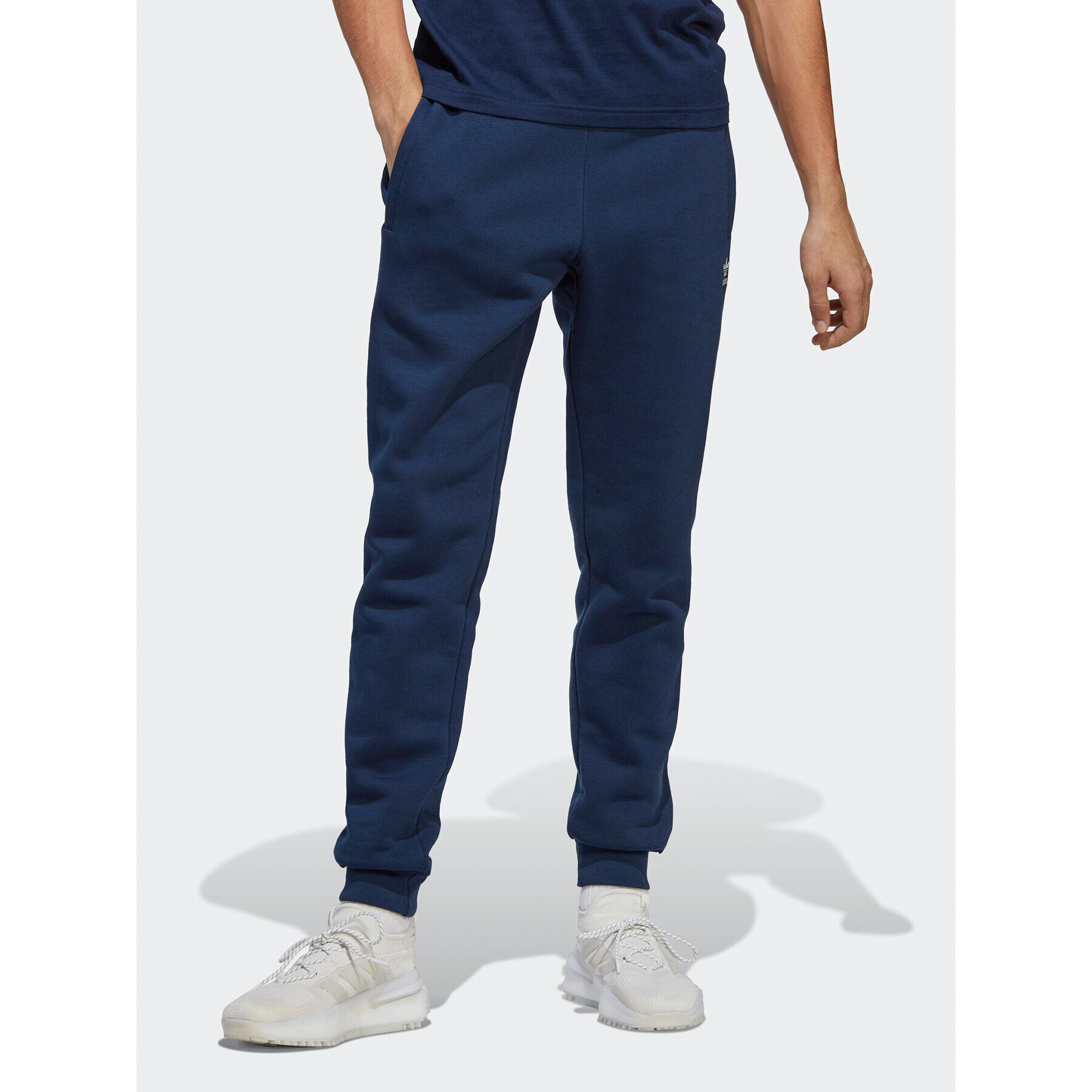 adidas Pantaloni trening Trefoil Essentials Joggers IA4835 Albastru Slim Fit - Pled.ro