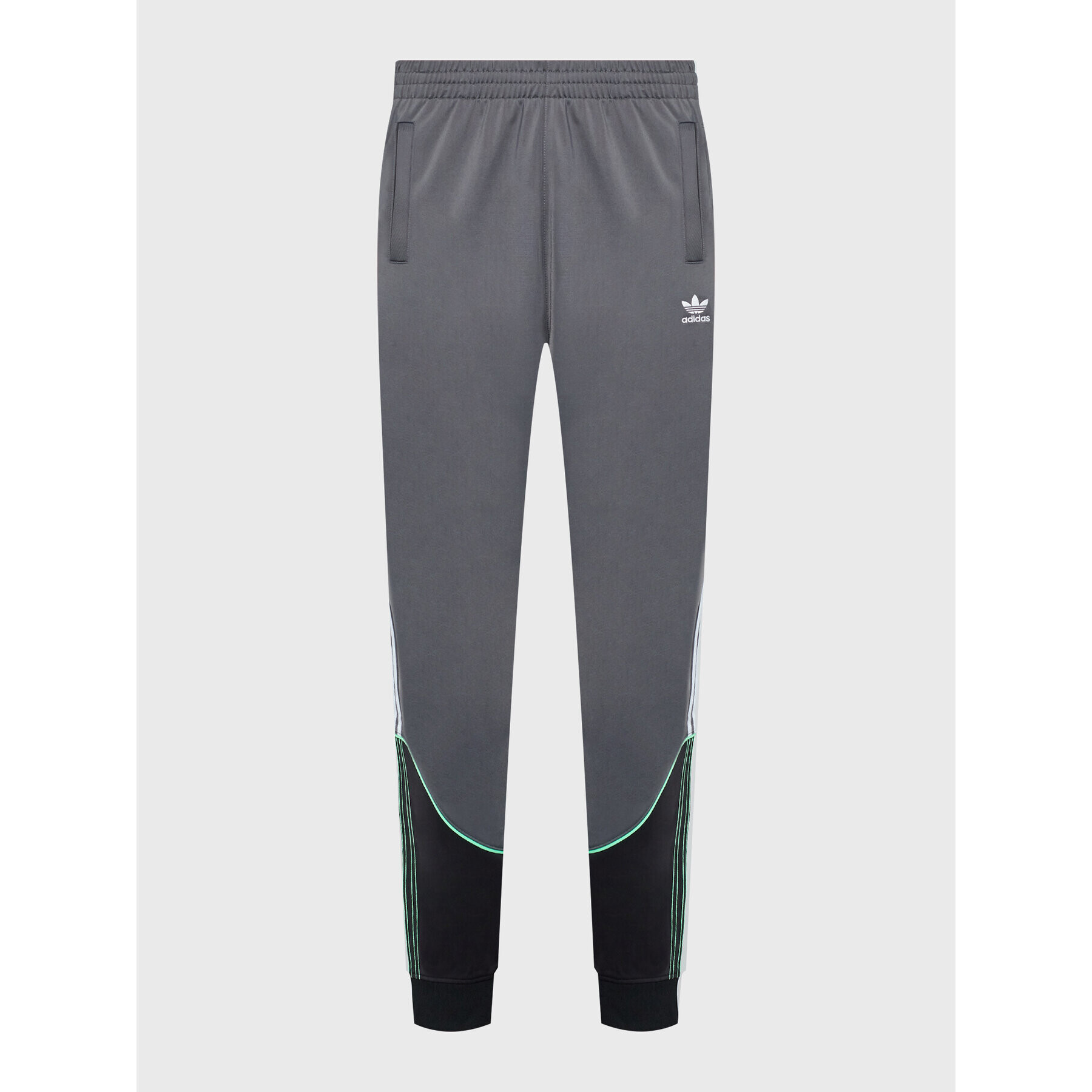 adidas Pantaloni trening Tricot Sst HI3006 Gri Regular Fit - Pled.ro