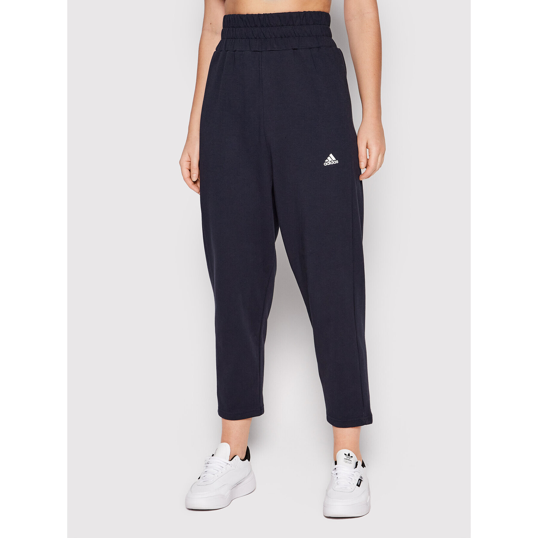 adidas Pantaloni trening Yoga HD6816 Bleumarin Regular Fit - Pled.ro