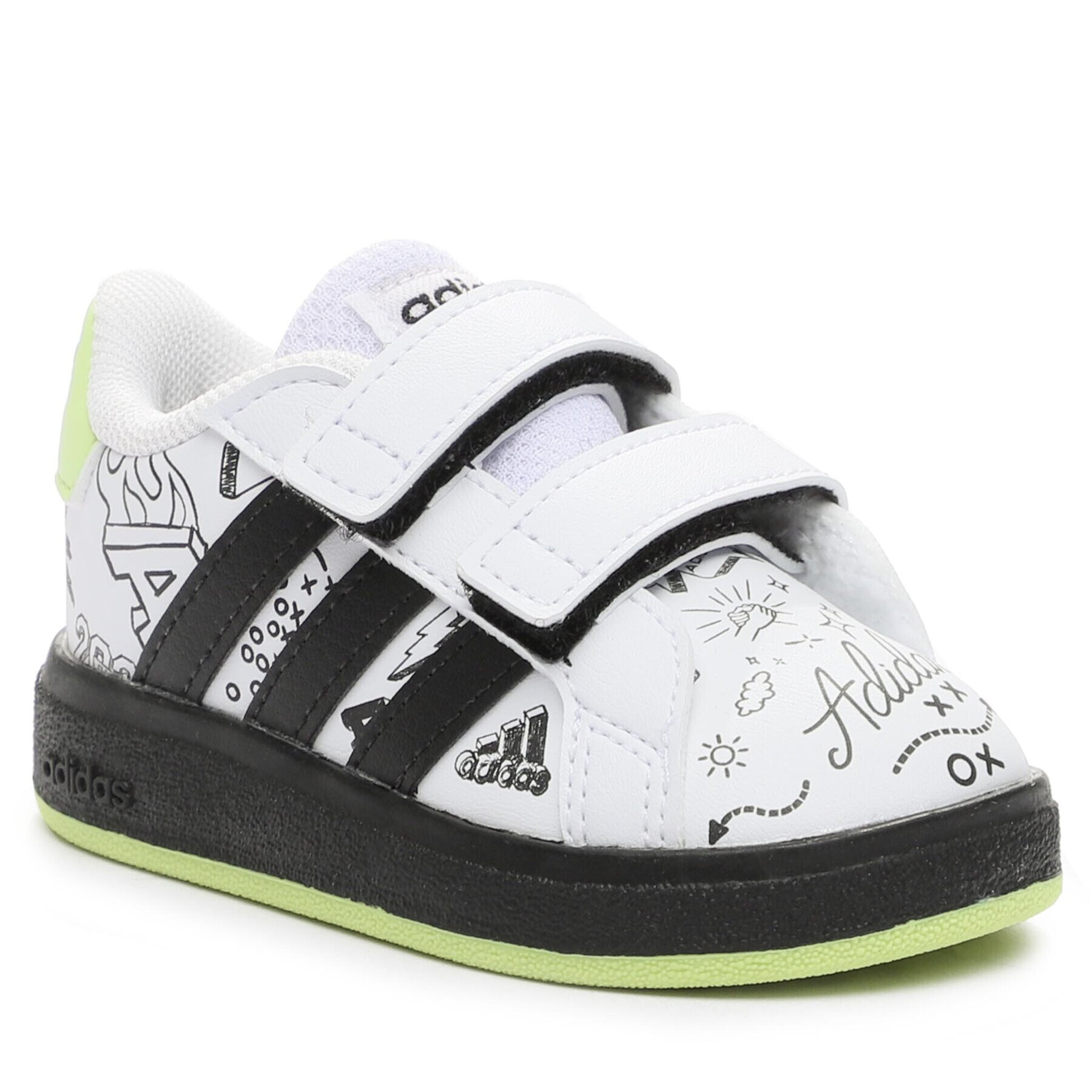 adidas Pantofi Grand Court 2.0 Shoes Kids IG4848 Alb - Pled.ro