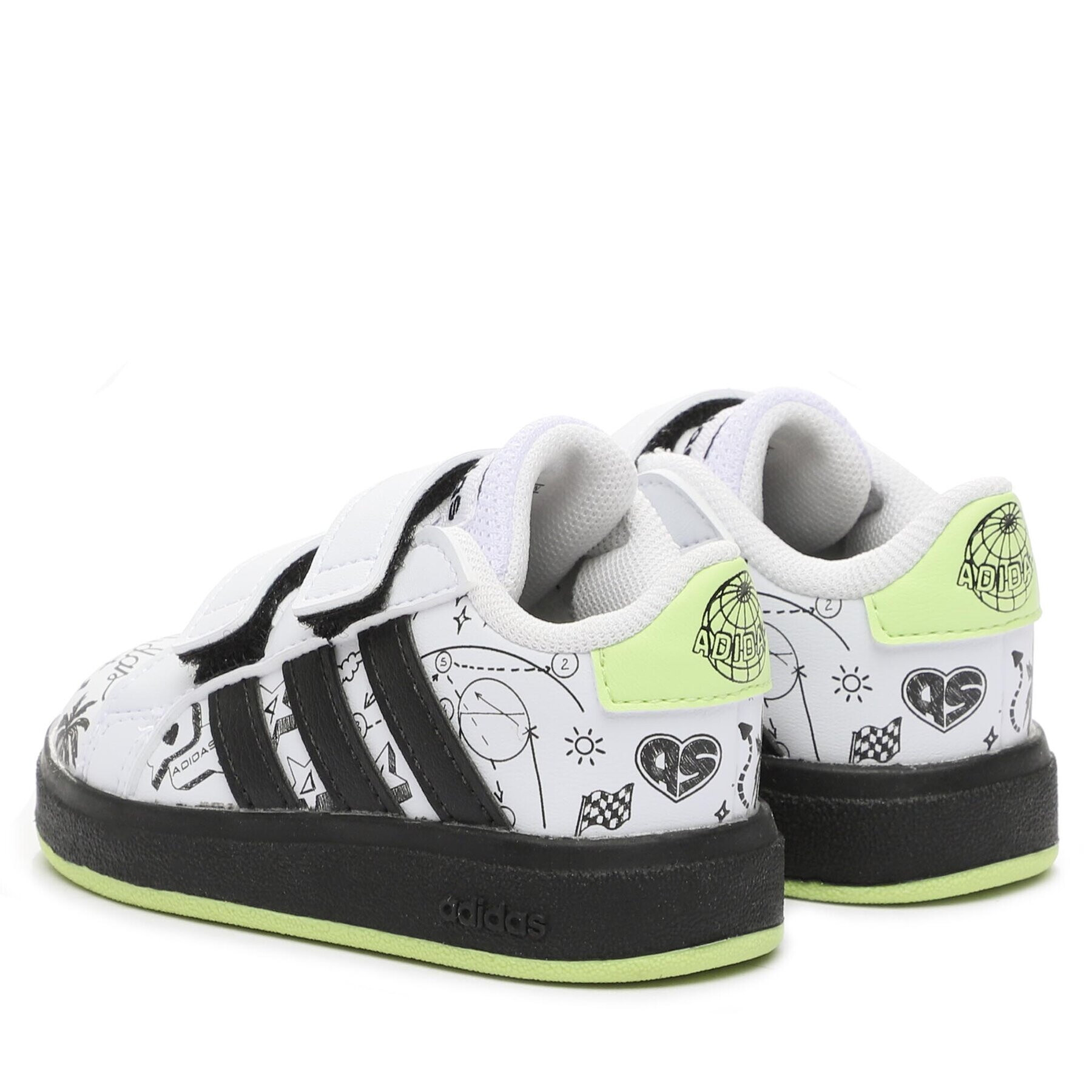 adidas Pantofi Grand Court 2.0 Shoes Kids IG4848 Alb - Pled.ro