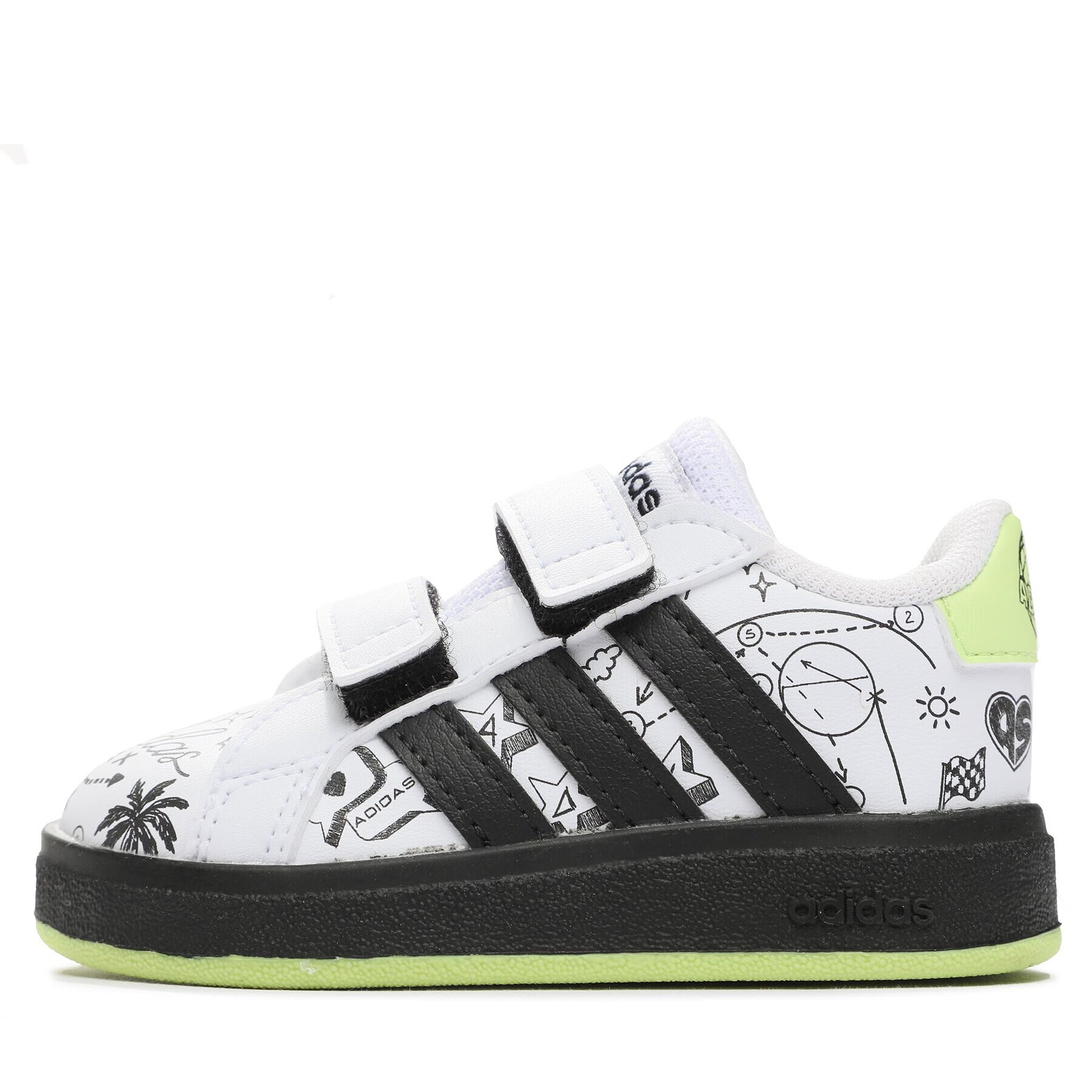 adidas Pantofi Grand Court 2.0 Shoes Kids IG4848 Alb - Pled.ro