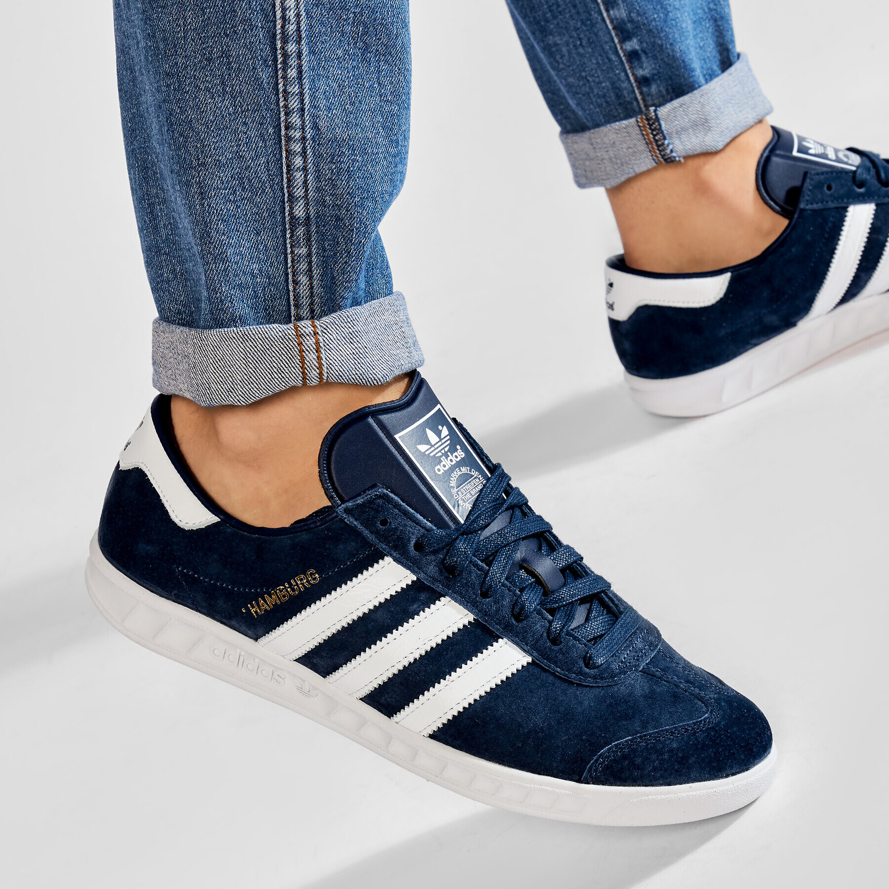 adidas Pantofi Hamburg S74838 Bleumarin - Pled.ro