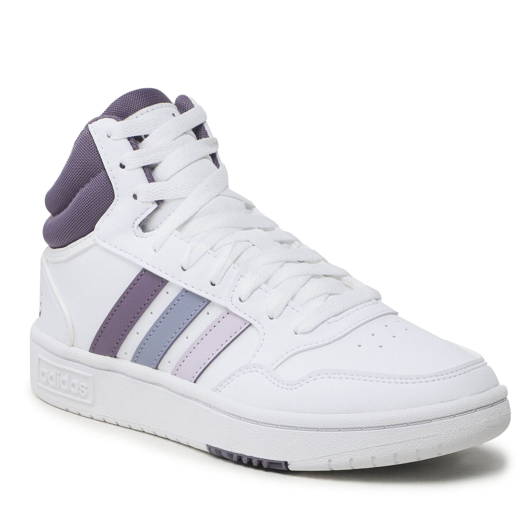 adidas Pantofi Hoops 3.0 Mid IF5306 Alb - Pled.ro