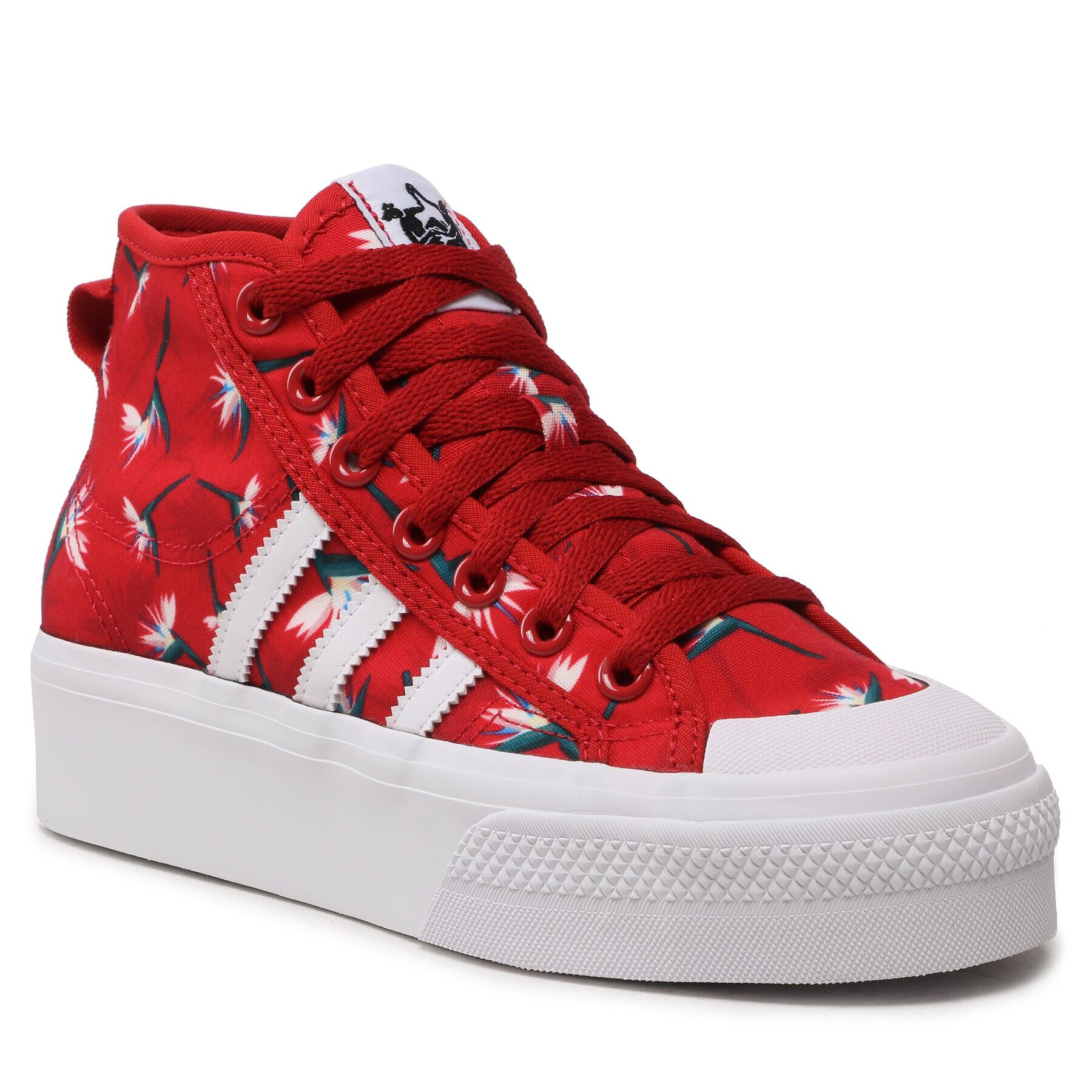 adidas Pantofi Nizza Platform Mid Tm W GY9561 Roșu - Pled.ro