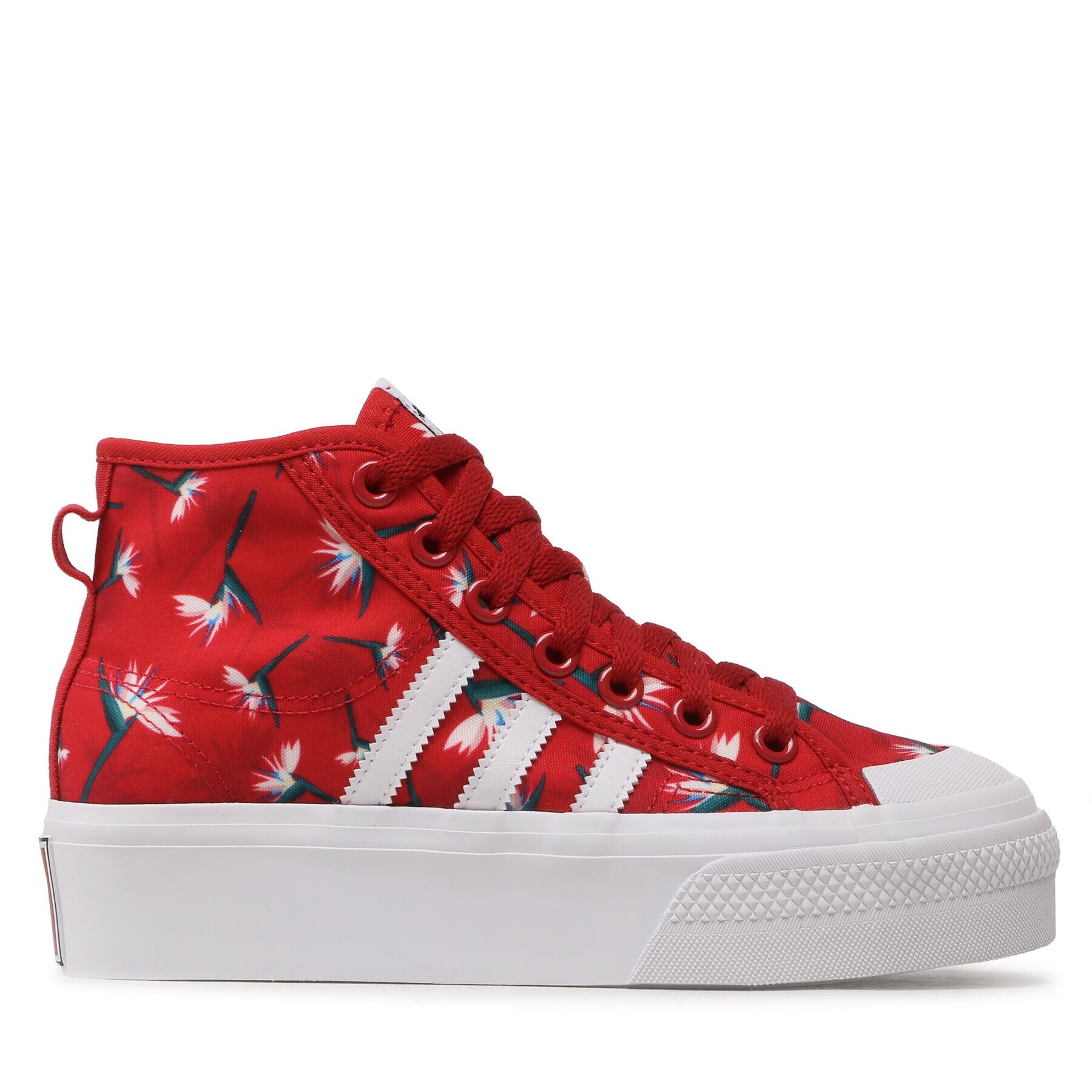 adidas Pantofi Nizza Platform Mid Tm W GY9561 Roșu - Pled.ro