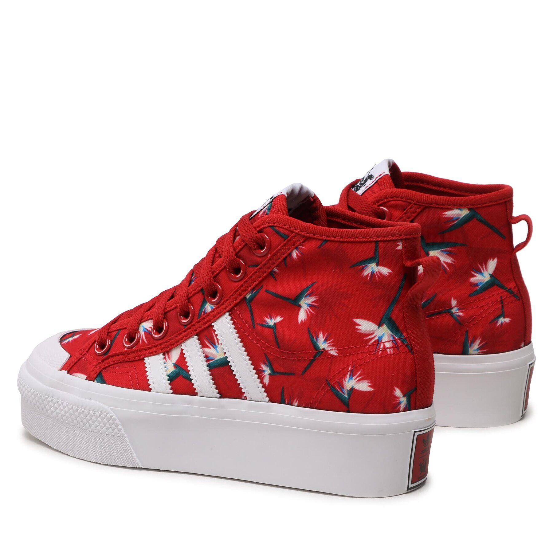 adidas Pantofi Nizza Platform Mid Tm W GY9561 Roșu - Pled.ro