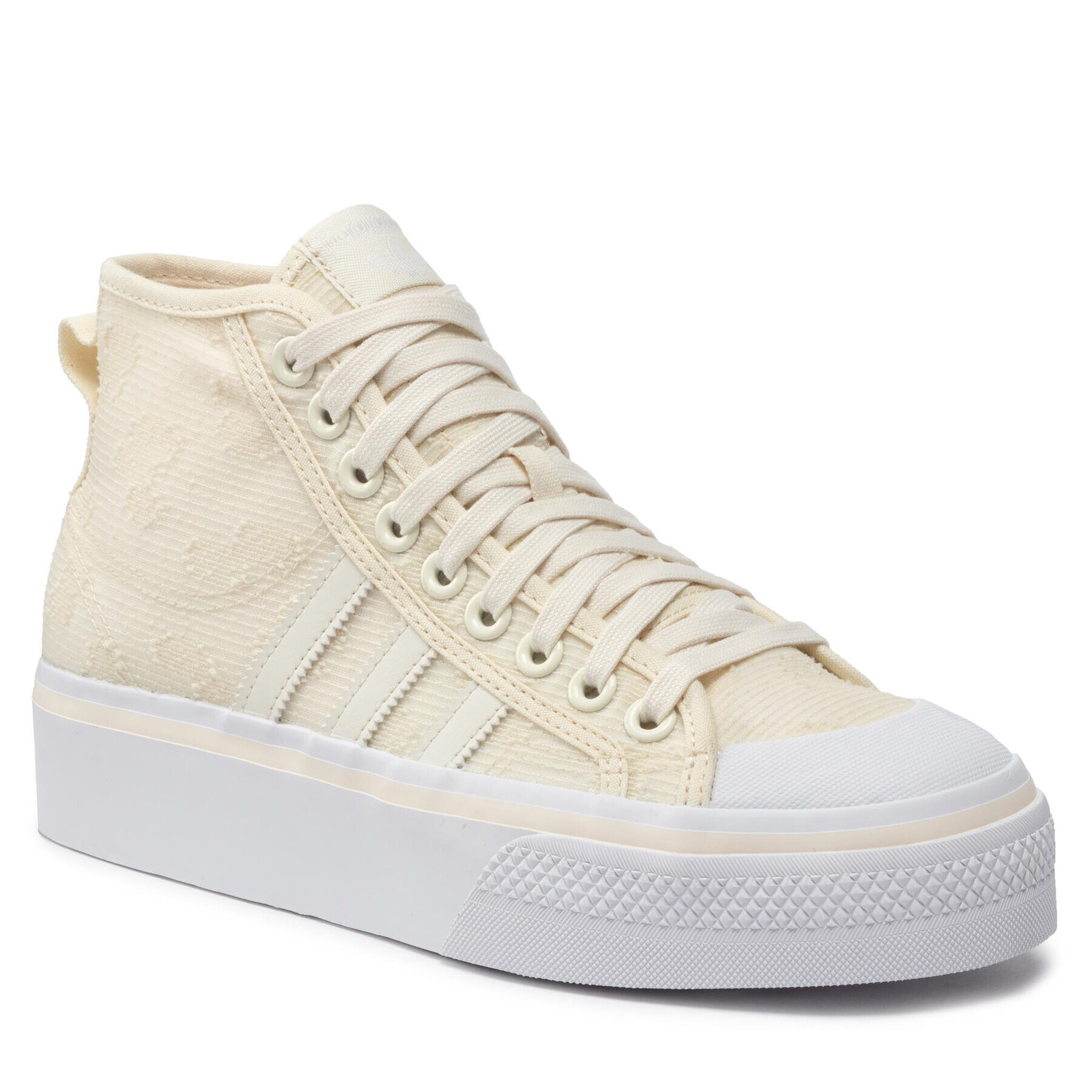 adidas Pantofi Nizza Platform Mid W GX8356 Bej - Pled.ro