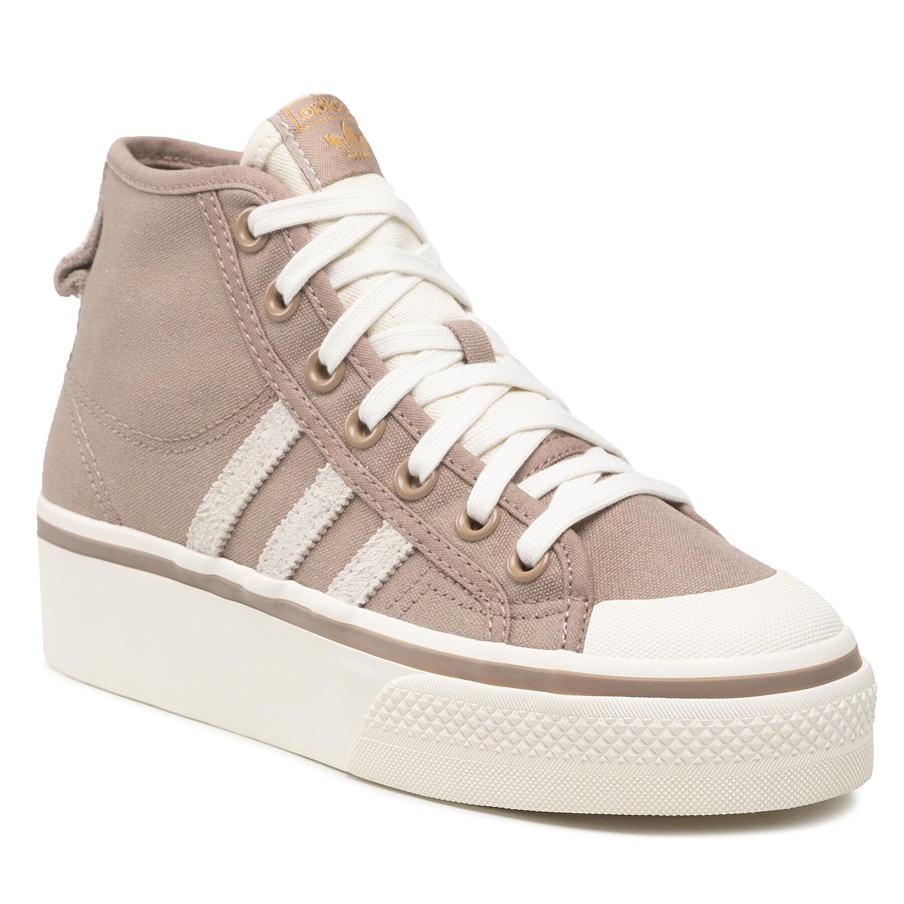 adidas Pantofi Nizza Platform Mid W HQ6237 Maro - Pled.ro