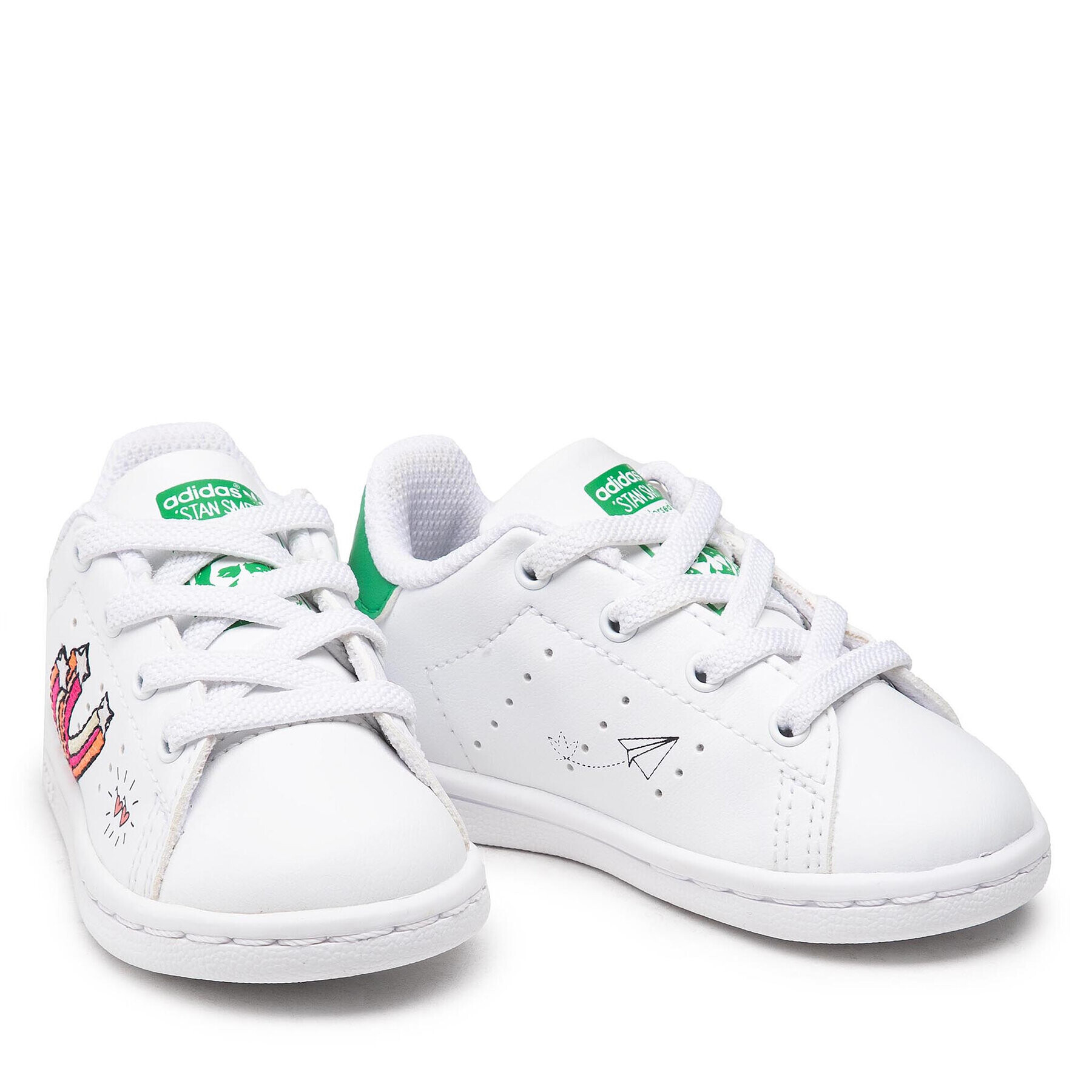 adidas Pantofi Stan Smith El I FX5978 Alb - Pled.ro