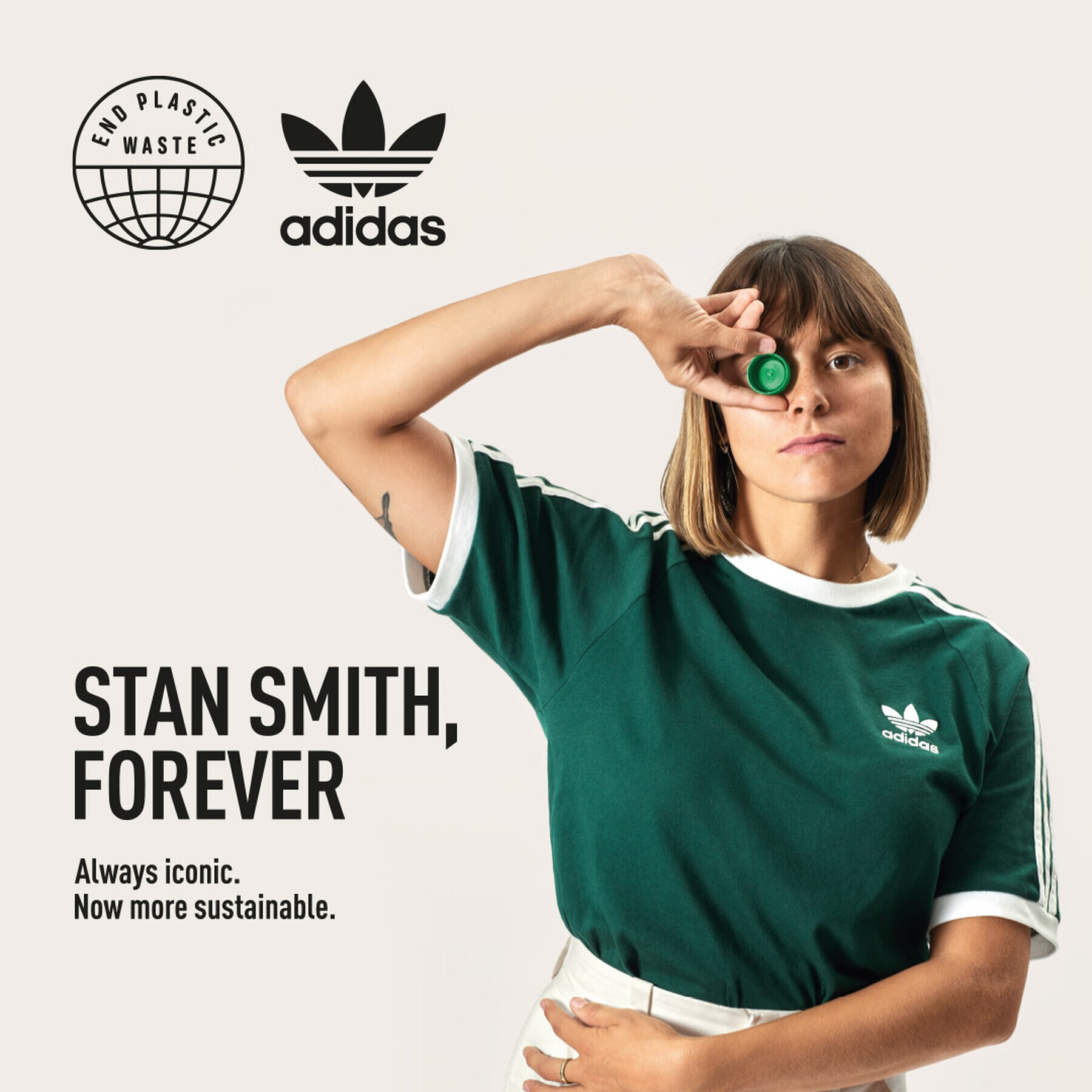 adidas Pantofi Stan Smith J H68621 Alb - Pled.ro