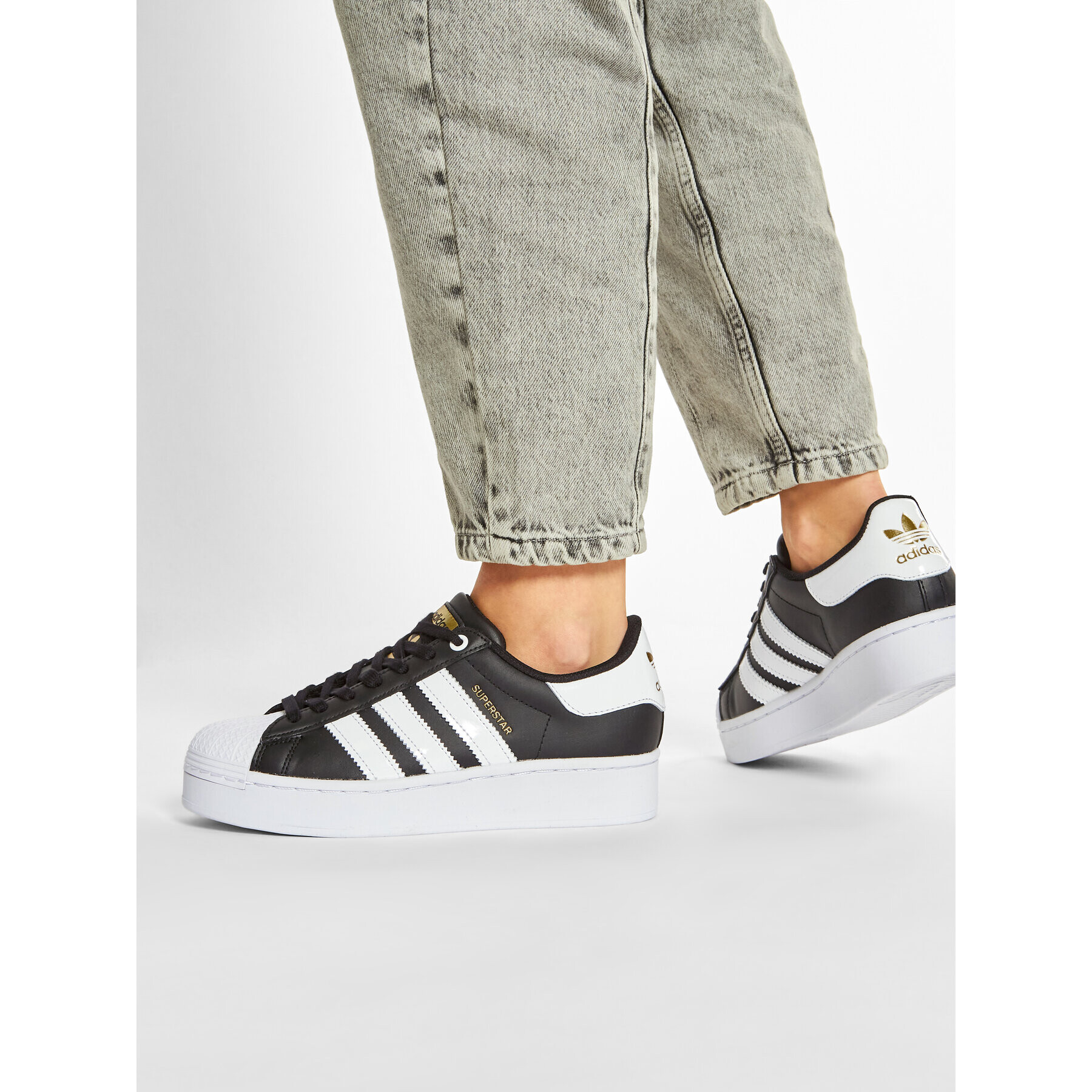 adidas Pantofi Superstar Bold W FV3335 Negru - Pled.ro