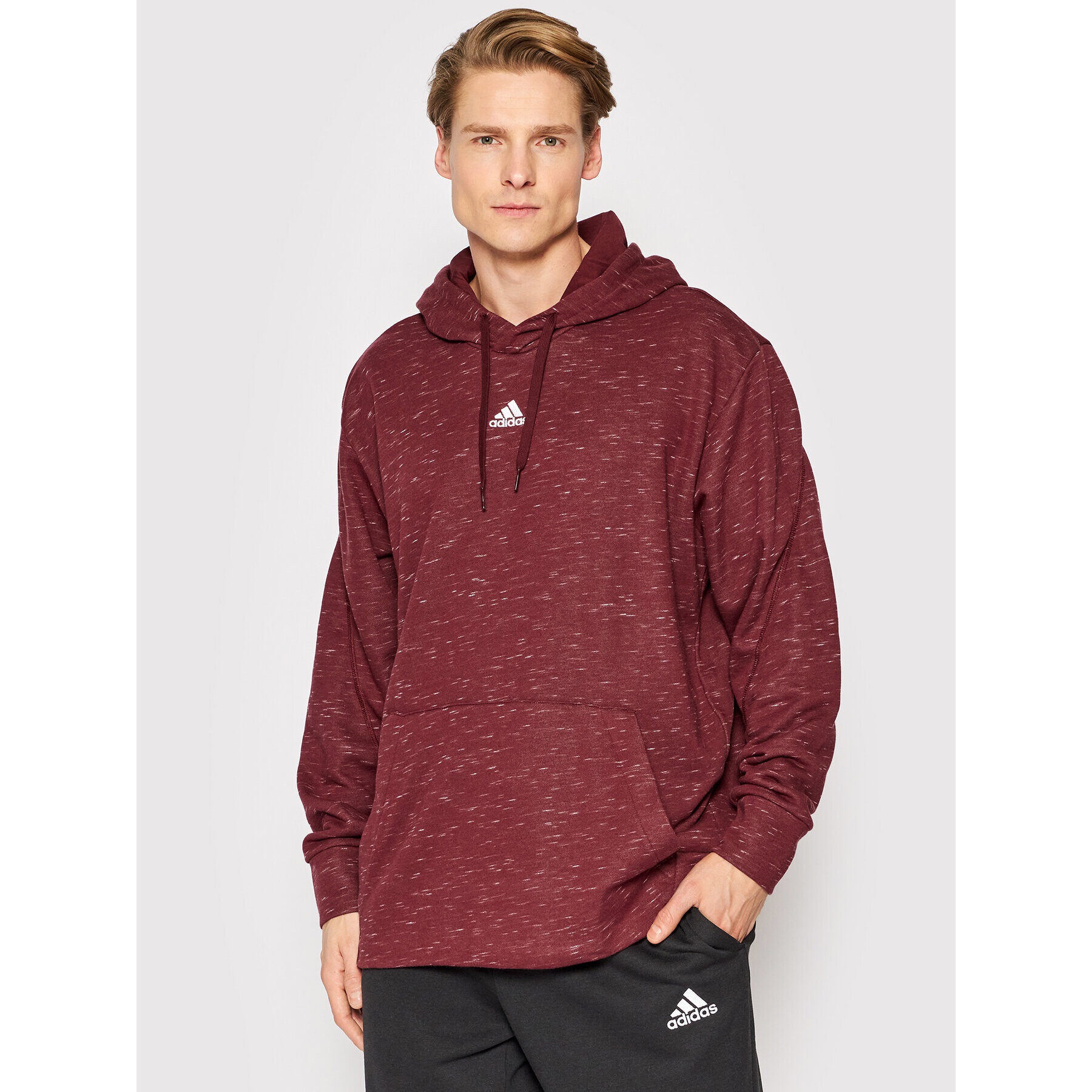 adidas Bluză Essentials HE1802 Vișiniu Loose Fit - Pled.ro