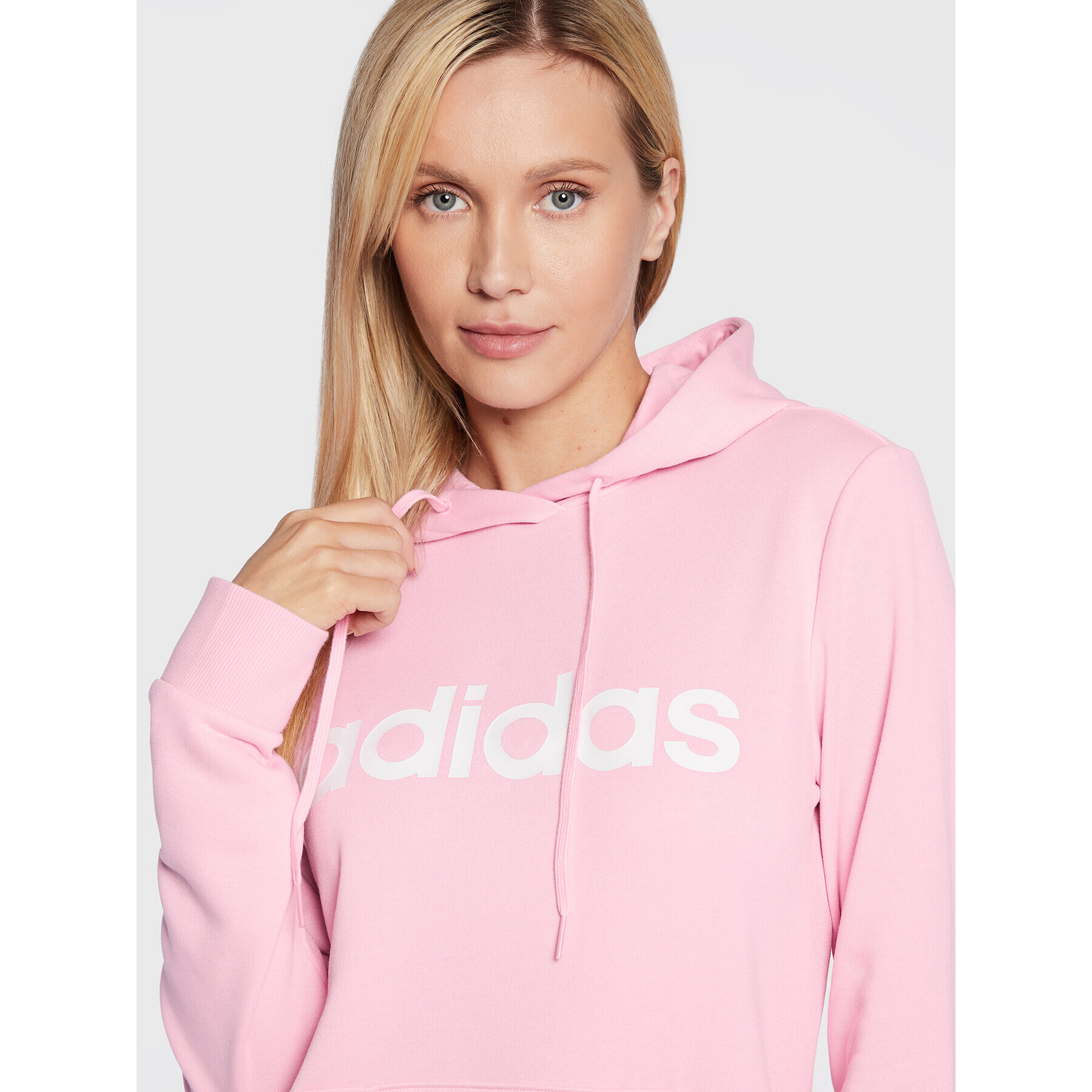 adidas Bluză Essentials HL2086 Roz Regular Fit - Pled.ro