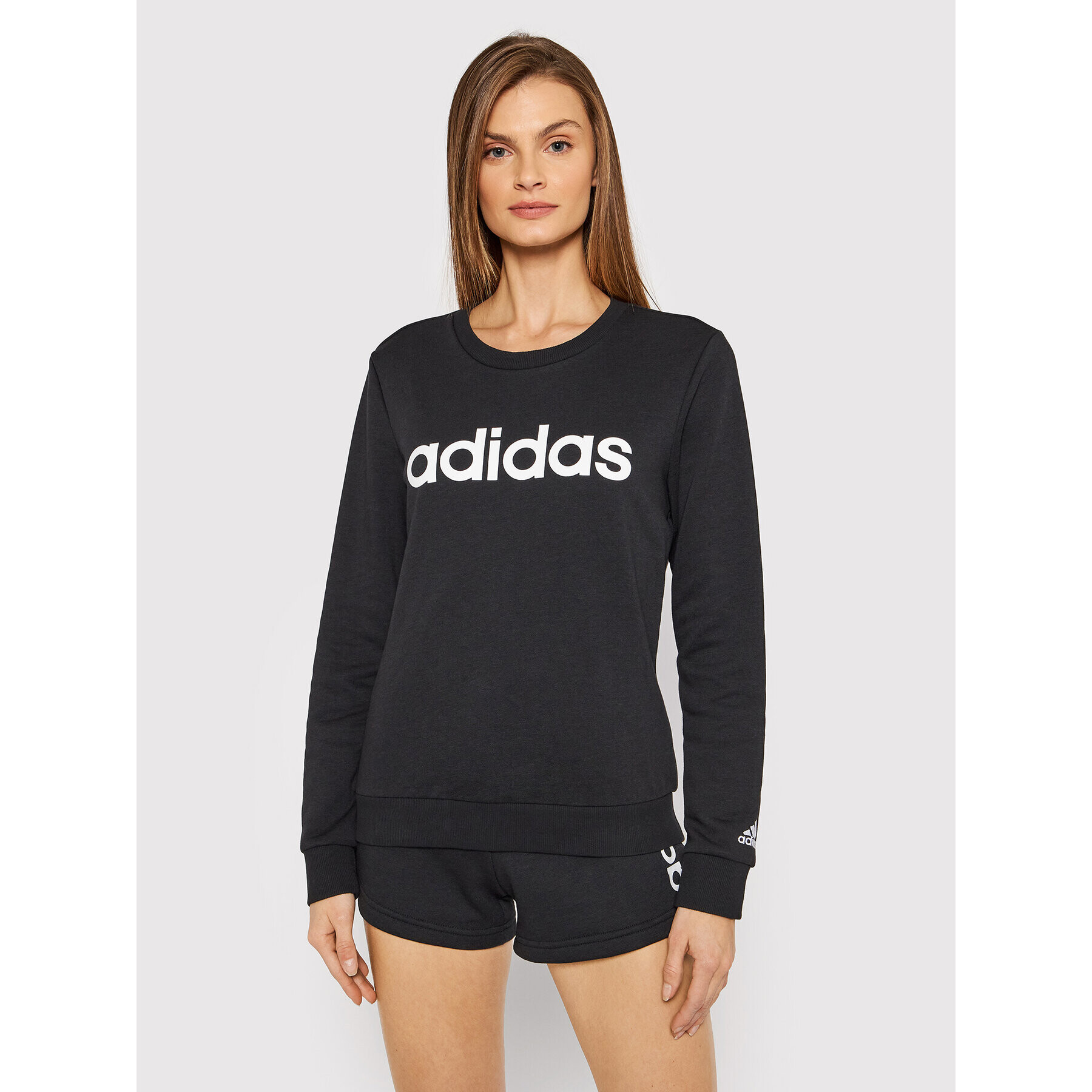 adidas Performance adidas Bluză Essentials Logo GL0718 Negru Regular Fit - Pled.ro