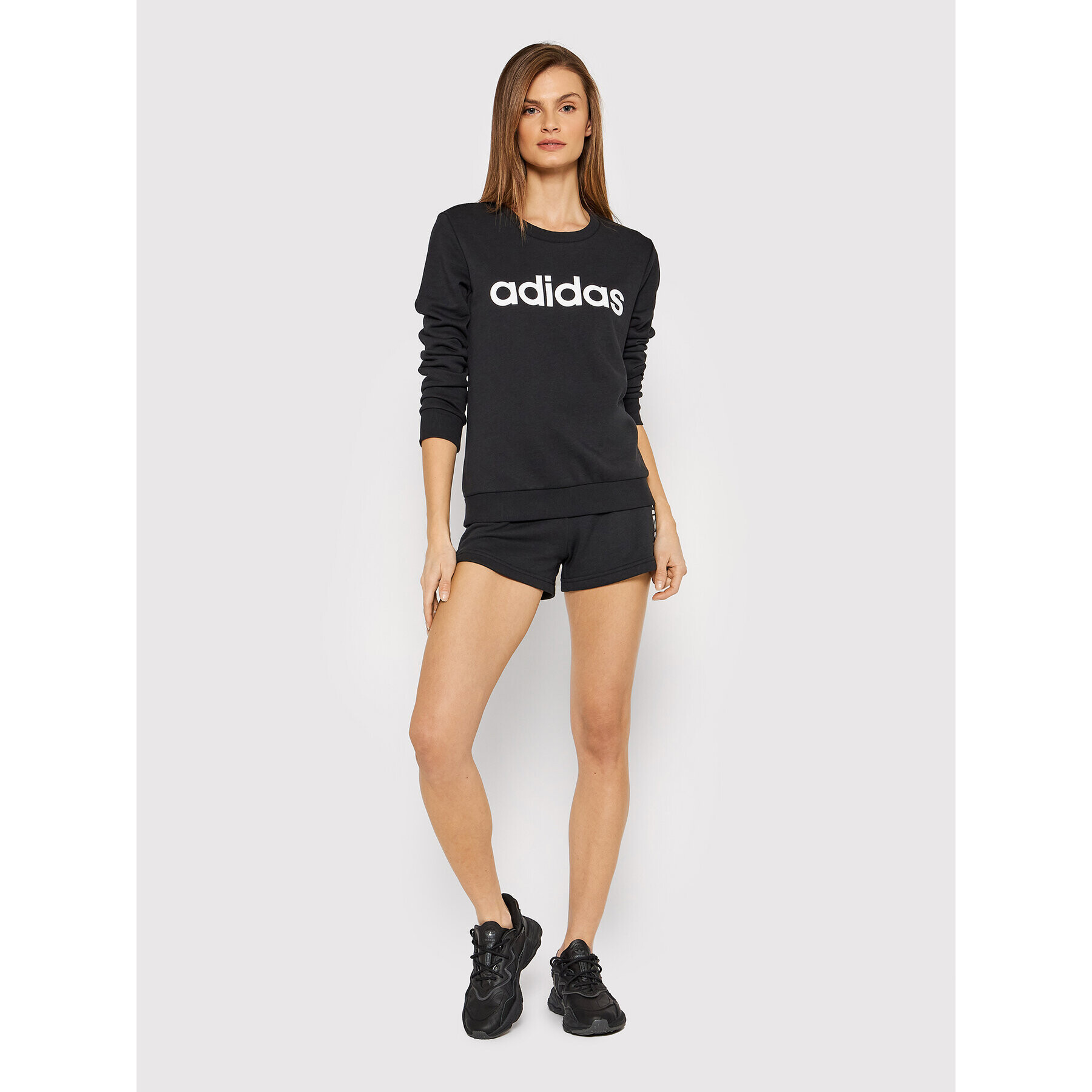 adidas Performance adidas Bluză Essentials Logo GL0718 Negru Regular Fit - Pled.ro