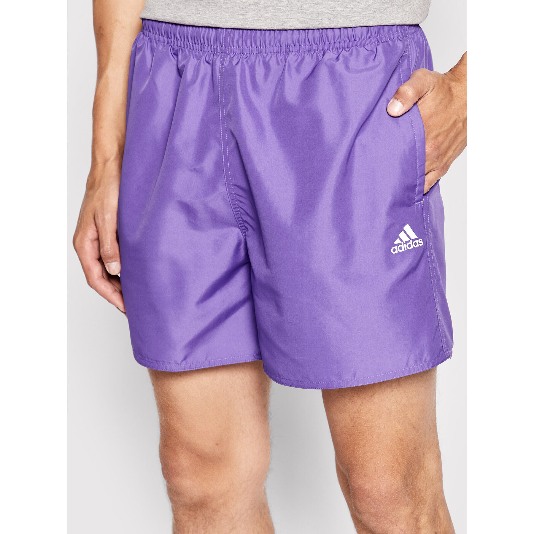 adidas Performance adidas Pantaloni scurți pentru înot Solid Swim HA0389 Violet Regular Fit - Pled.ro