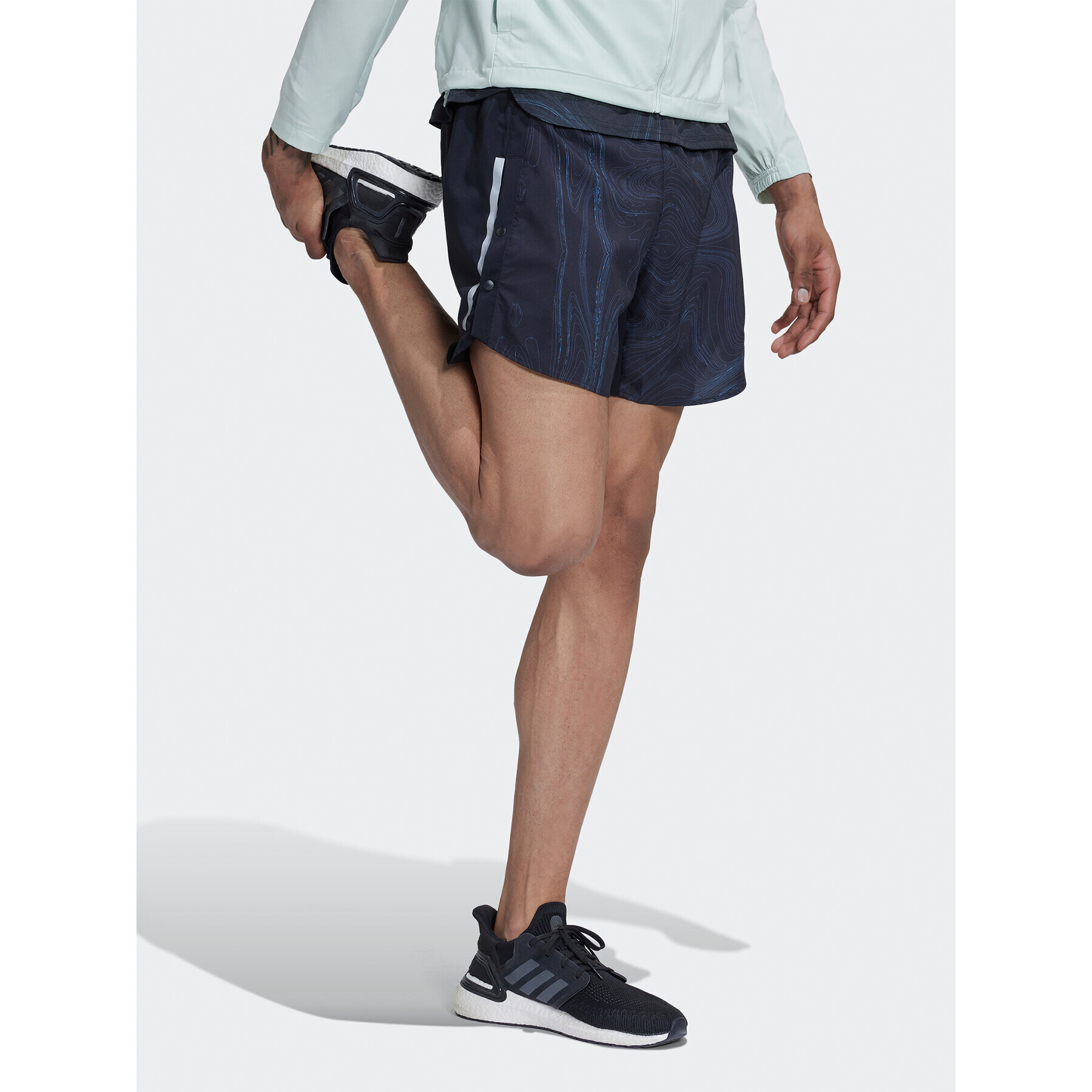 adidas Pantaloni scurți sport Designed For Running For The Oceans HM1213 Negru Regular Fit - Pled.ro