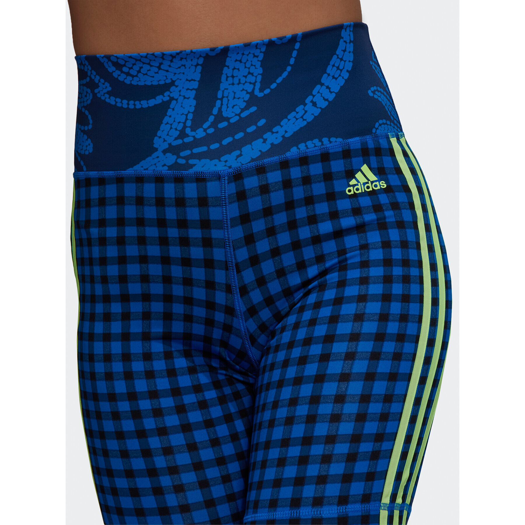 adidas Pantaloni scurți sport FARM Rio Bike HI5220 Albastru Tight Fit - Pled.ro