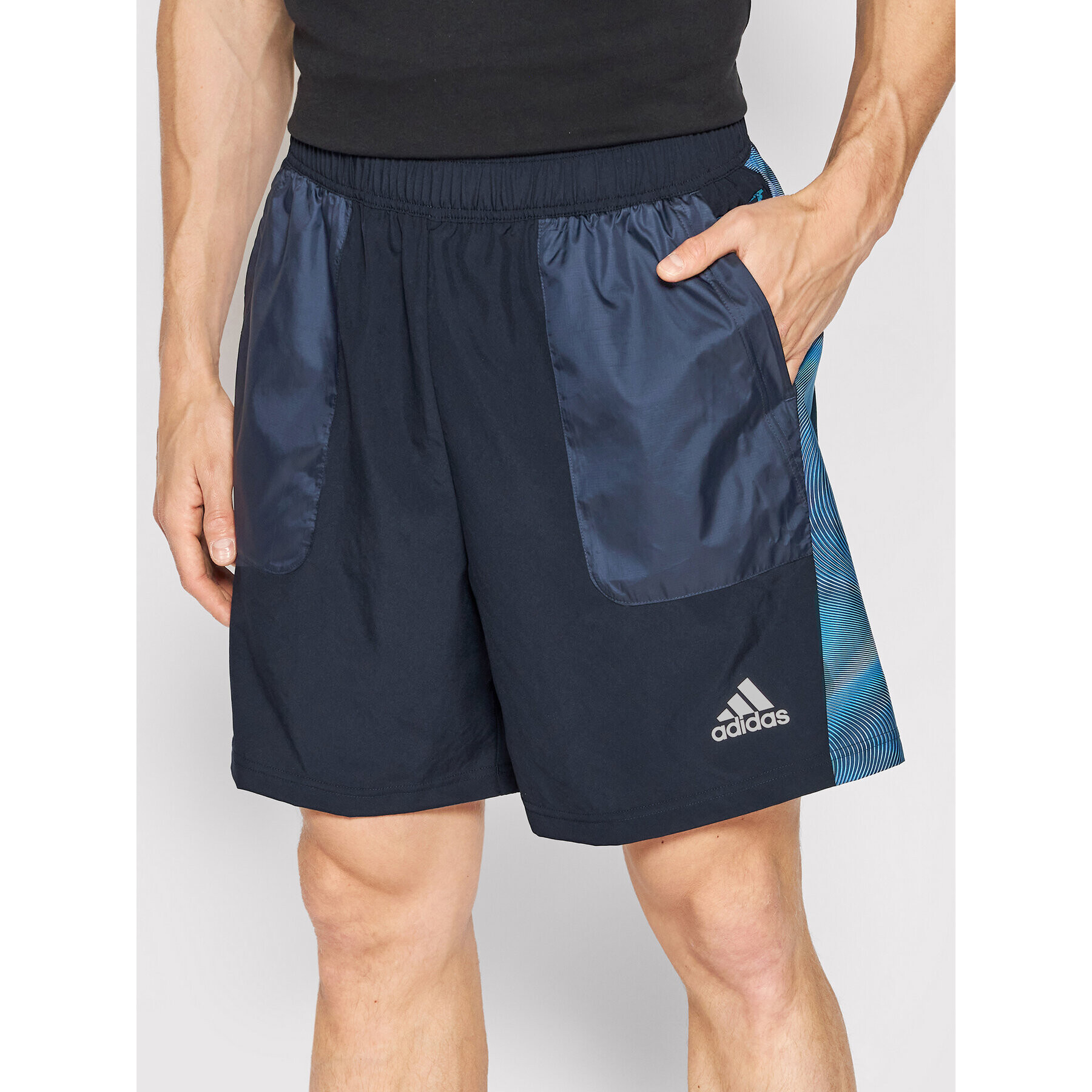 adidas Pantaloni scurți sport Season Sho HD4338 Bleumarin Regular Fit - Pled.ro