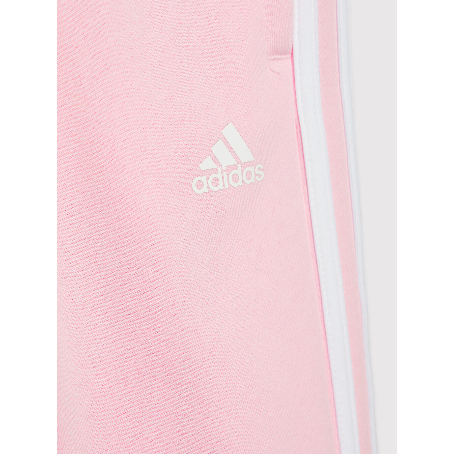 adidas Pantaloni trening Essential 3-Stripes HF1904 Roz Regular Fit - Pled.ro