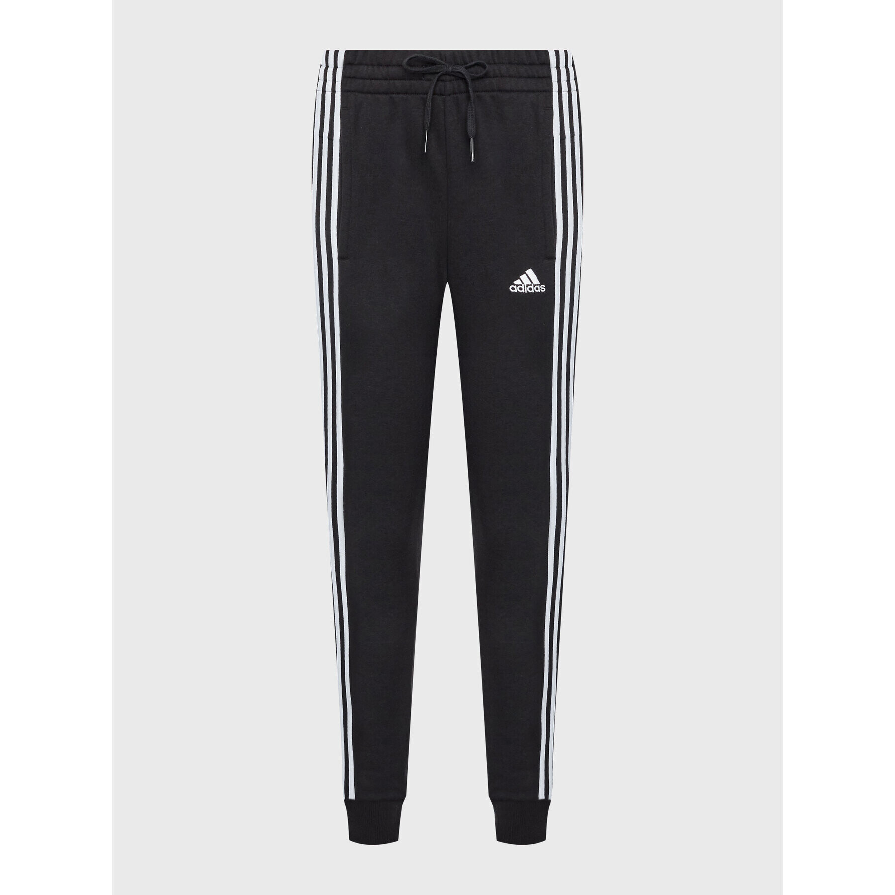 adidas Pantaloni trening Essentials Fleece 3-Stripes GM5551 Negru Slim Fit - Pled.ro