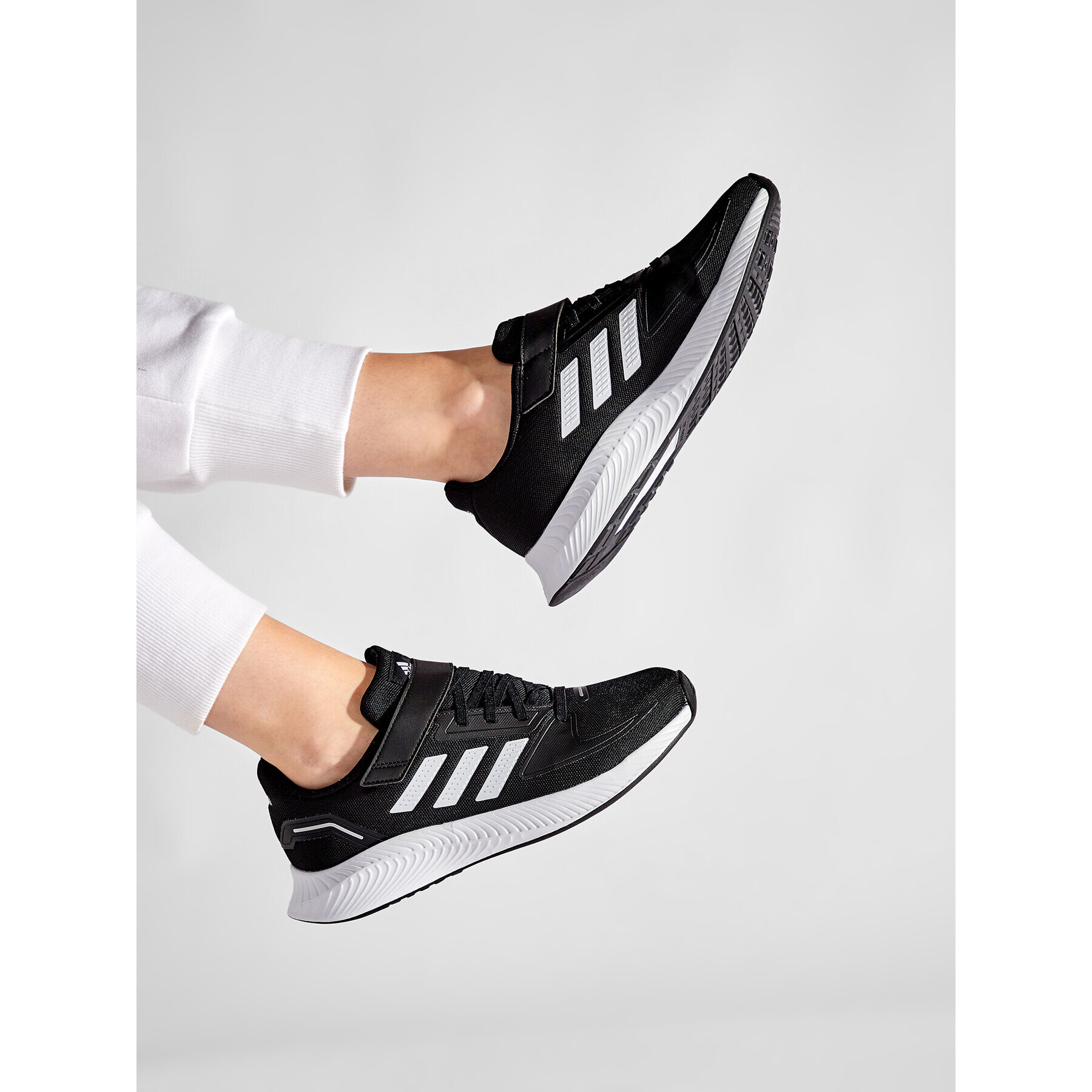 adidas Pantofi Runfalcon 2.0 El K GX3530 Negru - Pled.ro