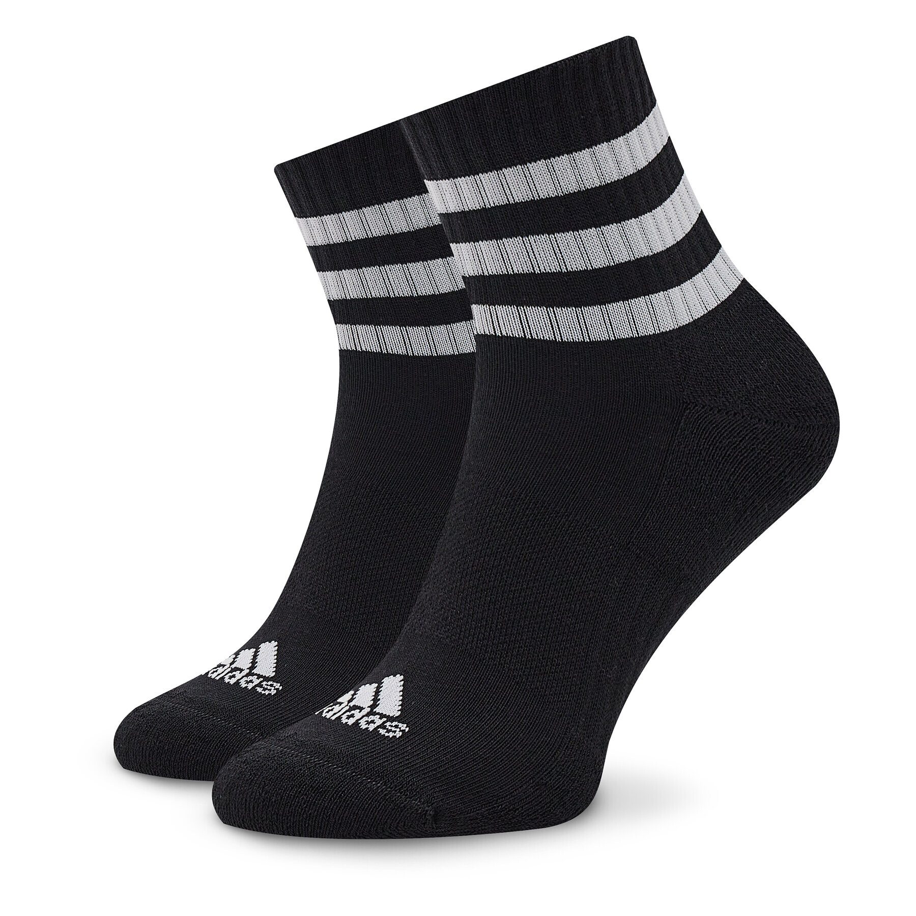 adidas Set de 3 perechi de șosete medii unisex 3S C Spw Mid 3P IC1317 Negru - Pled.ro