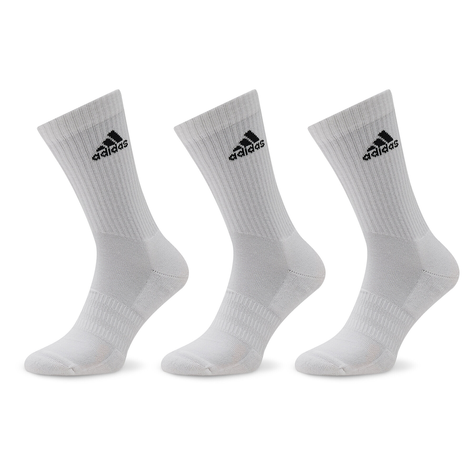 adidas Șosete Înalte Unisex Cushioned Crew Socks 3 Pairs HT3446 Alb - Pled.ro