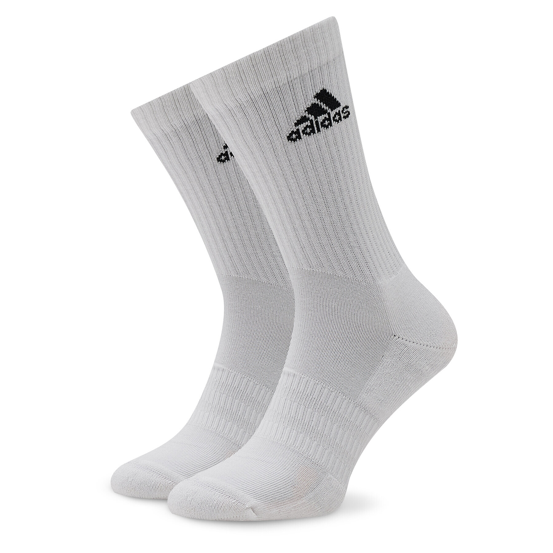 adidas Șosete Înalte Unisex Cushioned Crew Socks 3 Pairs HT3446 Alb - Pled.ro