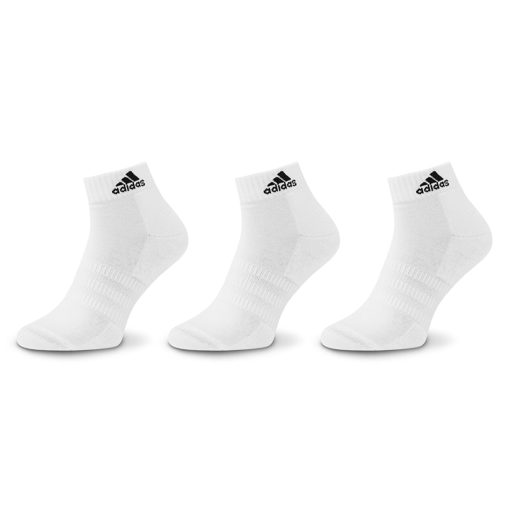 adidas Set de 3 perechi de șosete medii unisex HT3441 Alb - Pled.ro