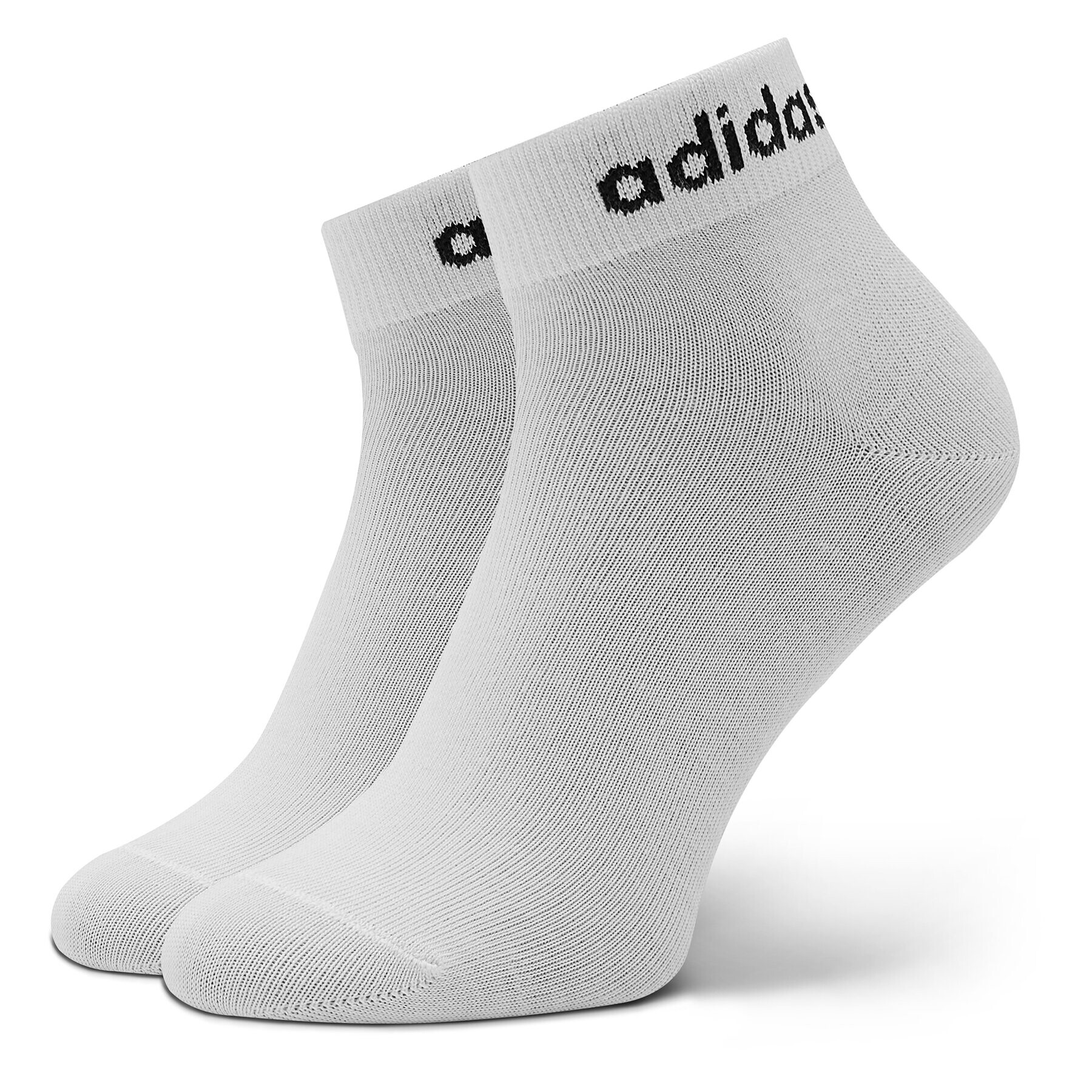 adidas Set de 3 perechi de șosete medii unisex HT3451 Alb - Pled.ro