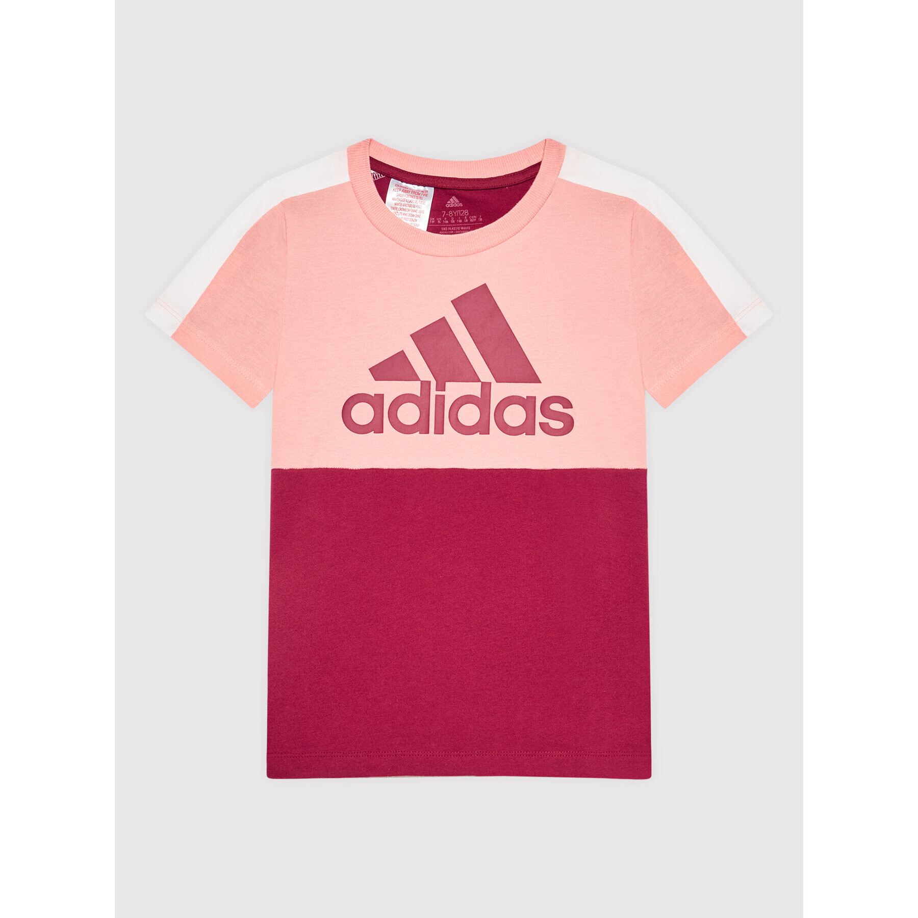 adidas Tricou B Cb Logo HC5663 Vișiniu Regular Fit - Pled.ro