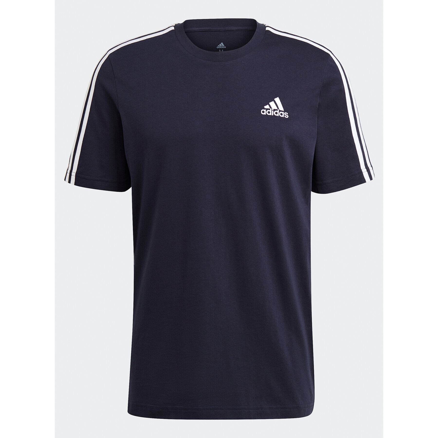 adidas Tricou Essentials 3-Stripes GL3734 Bleumarin Regular Fit - Pled.ro