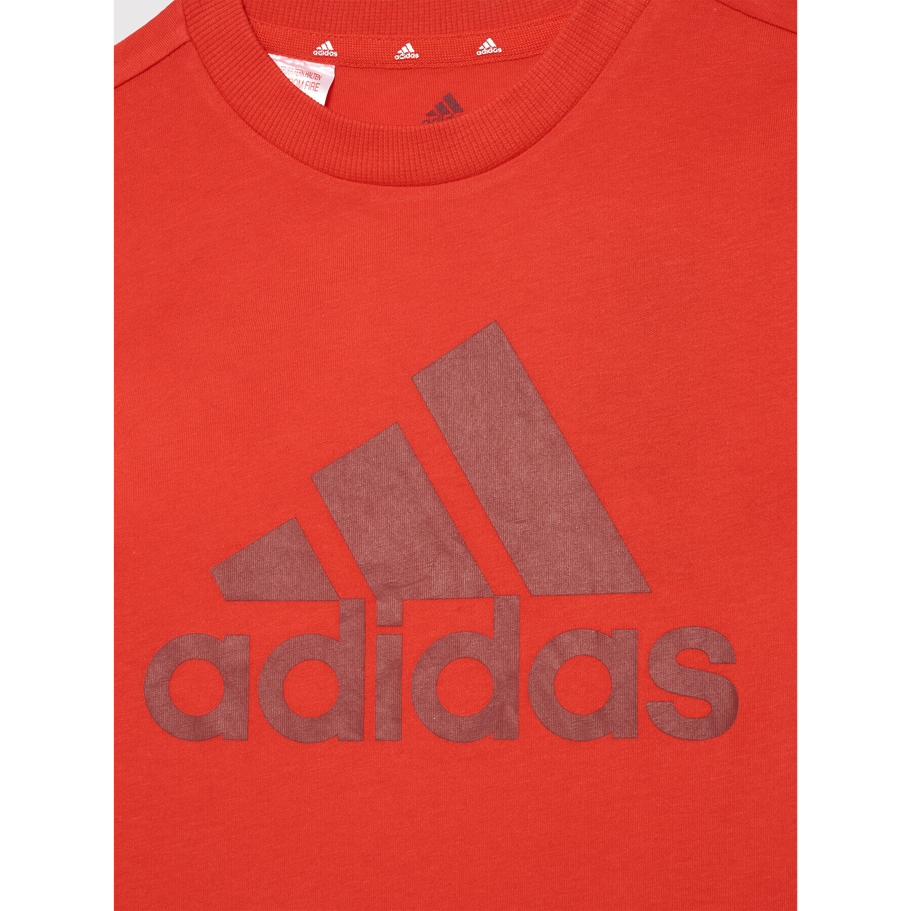 adidas Tricou Essentials HE9280 Galben Regular Fit - Pled.ro