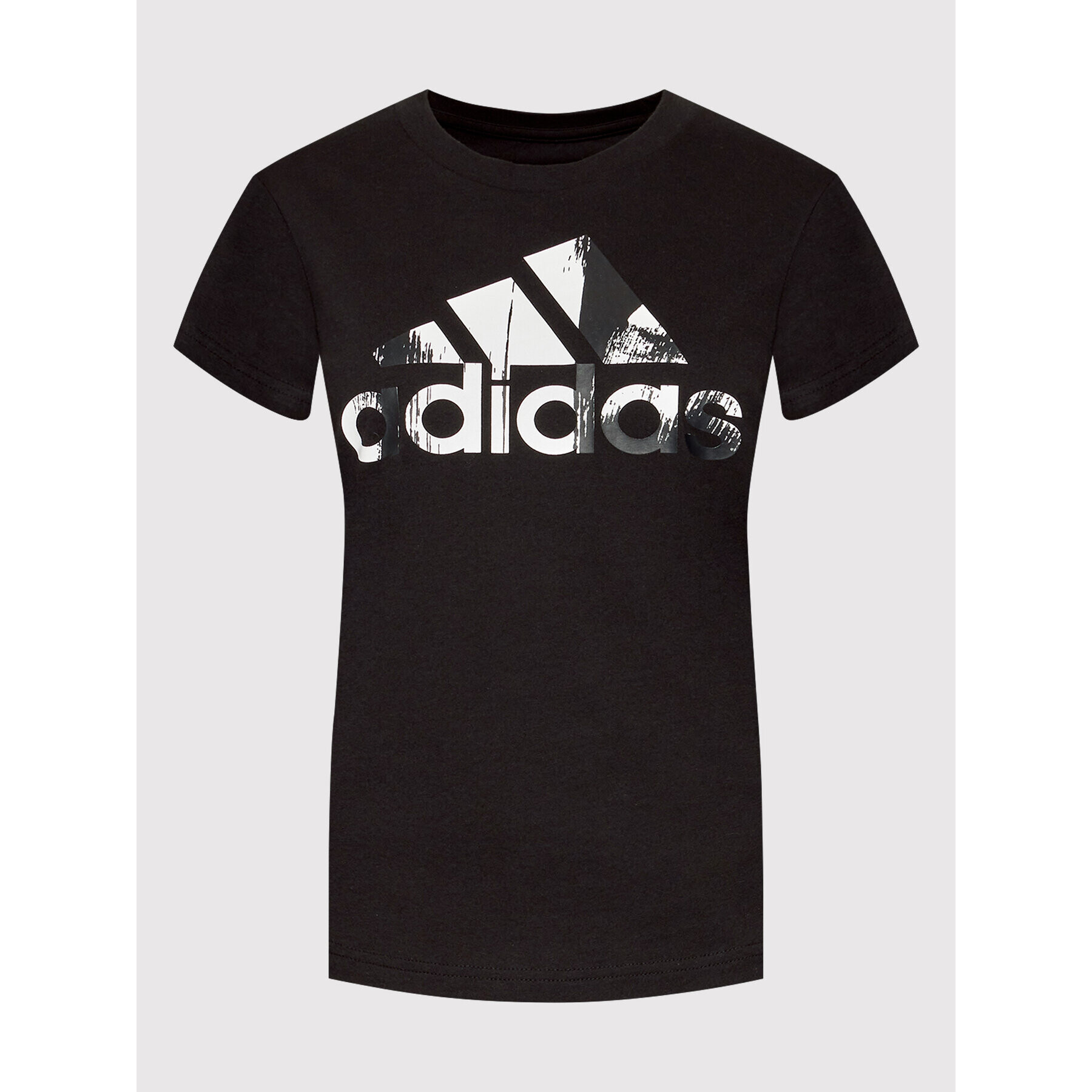 adidas Tricou Essentials Print Logo HD9328 Negru Regular Fit - Pled.ro