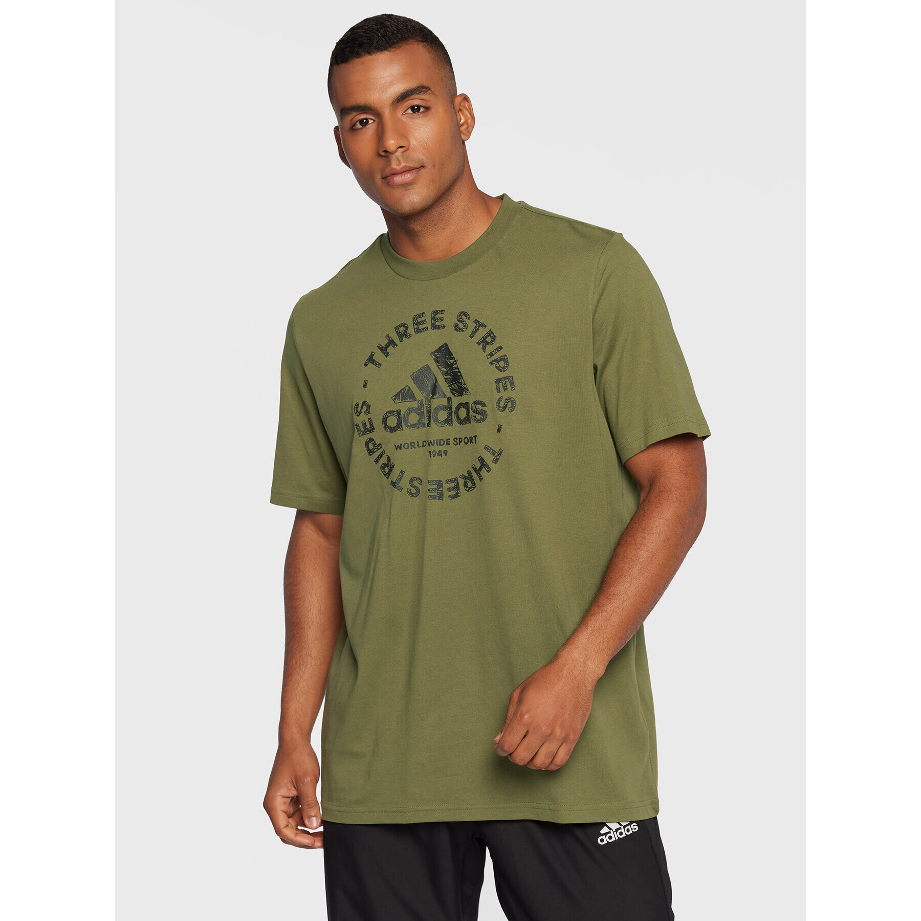 adidas Tricou HK6766 Verde Regular Fit - Pled.ro