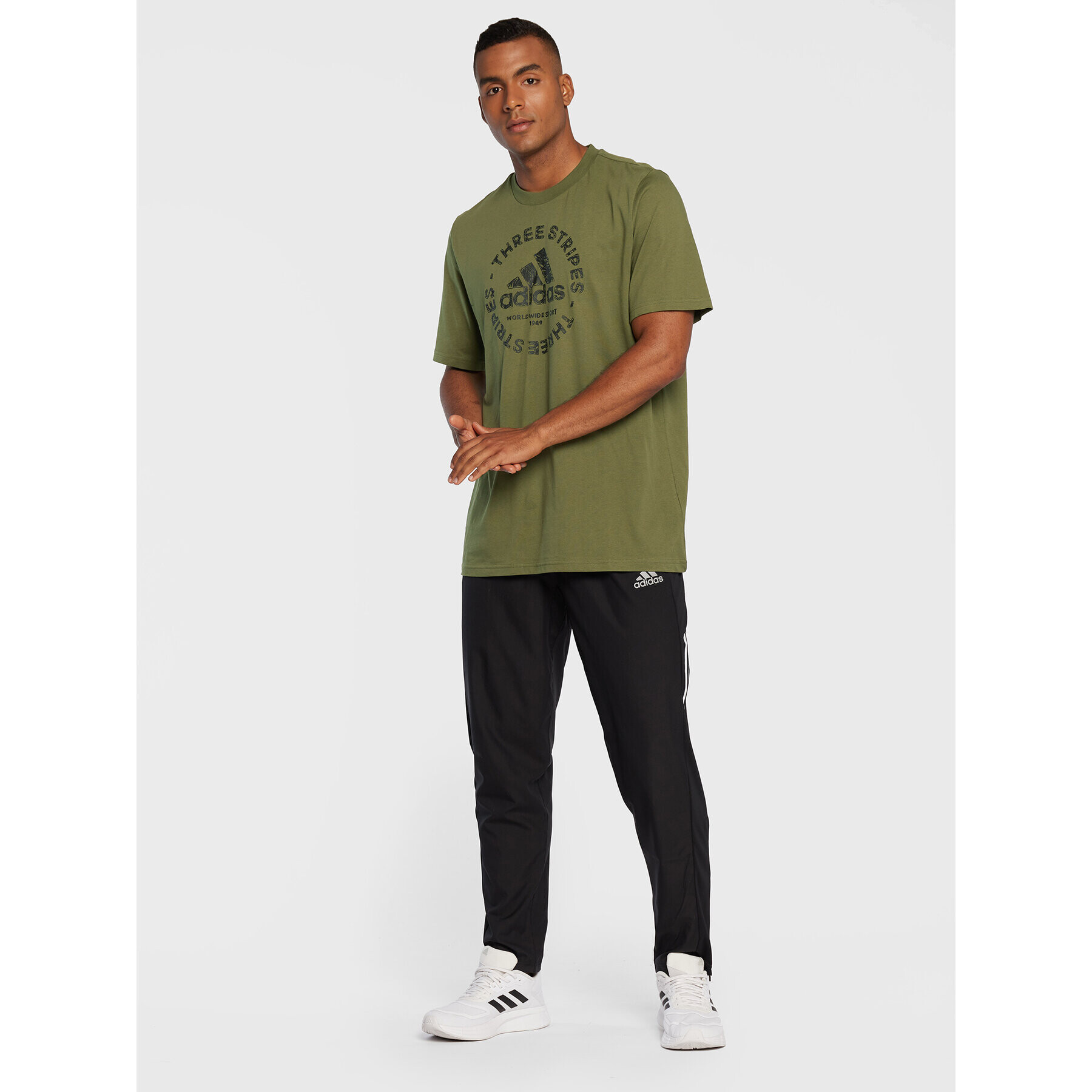 adidas Tricou HK6766 Verde Regular Fit - Pled.ro