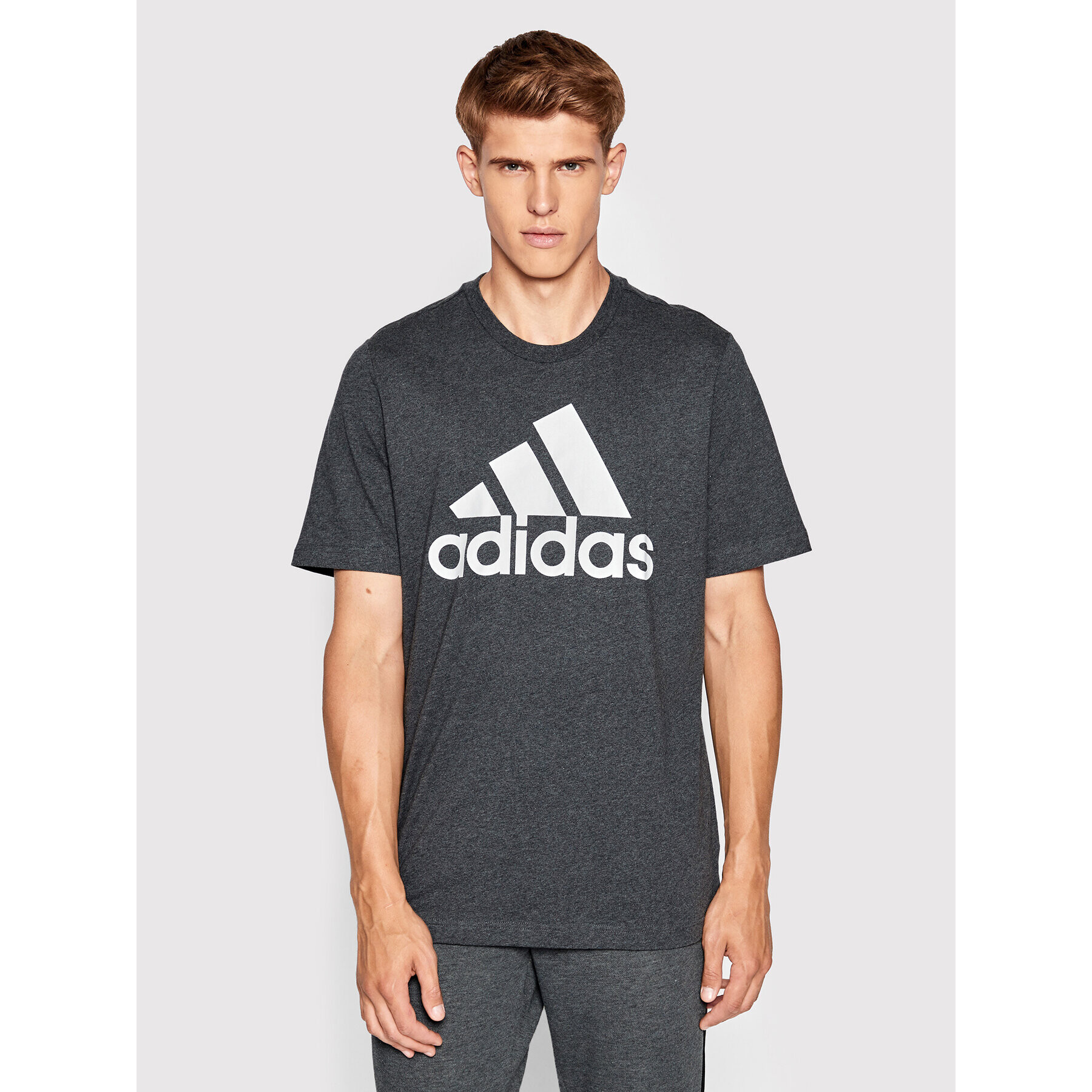 adidas Tricou Sportswear HL2248 Gri Regular Fit - Pled.ro