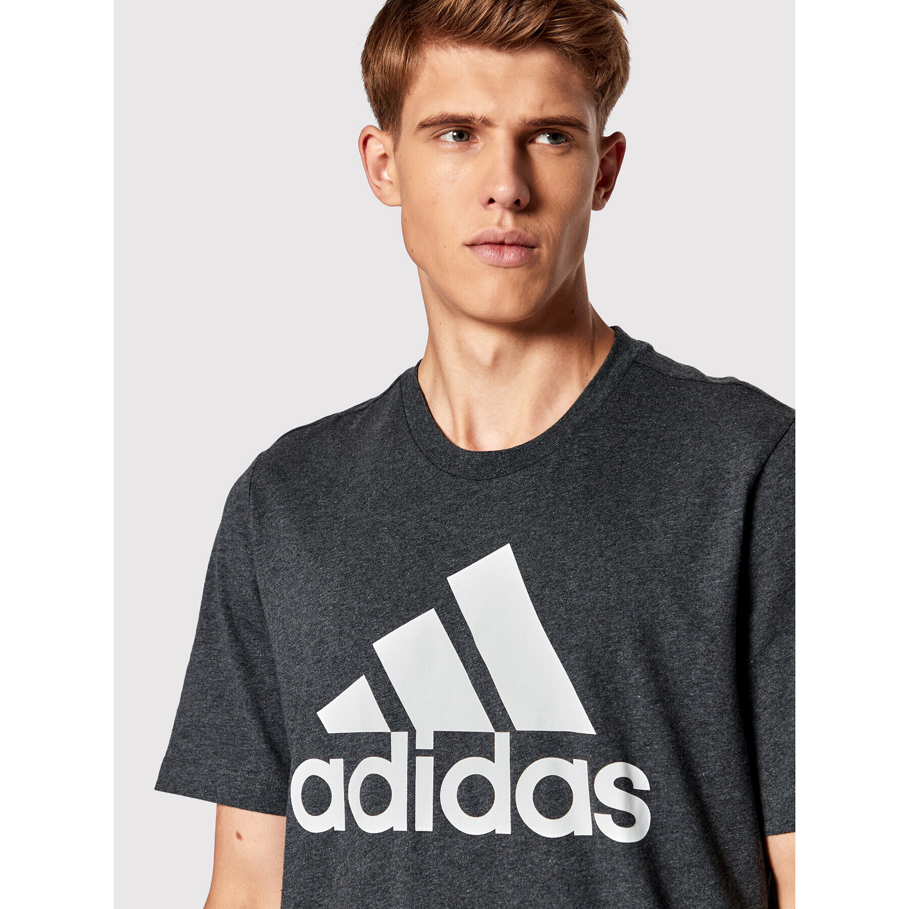 adidas Tricou Sportswear HL2248 Gri Regular Fit - Pled.ro