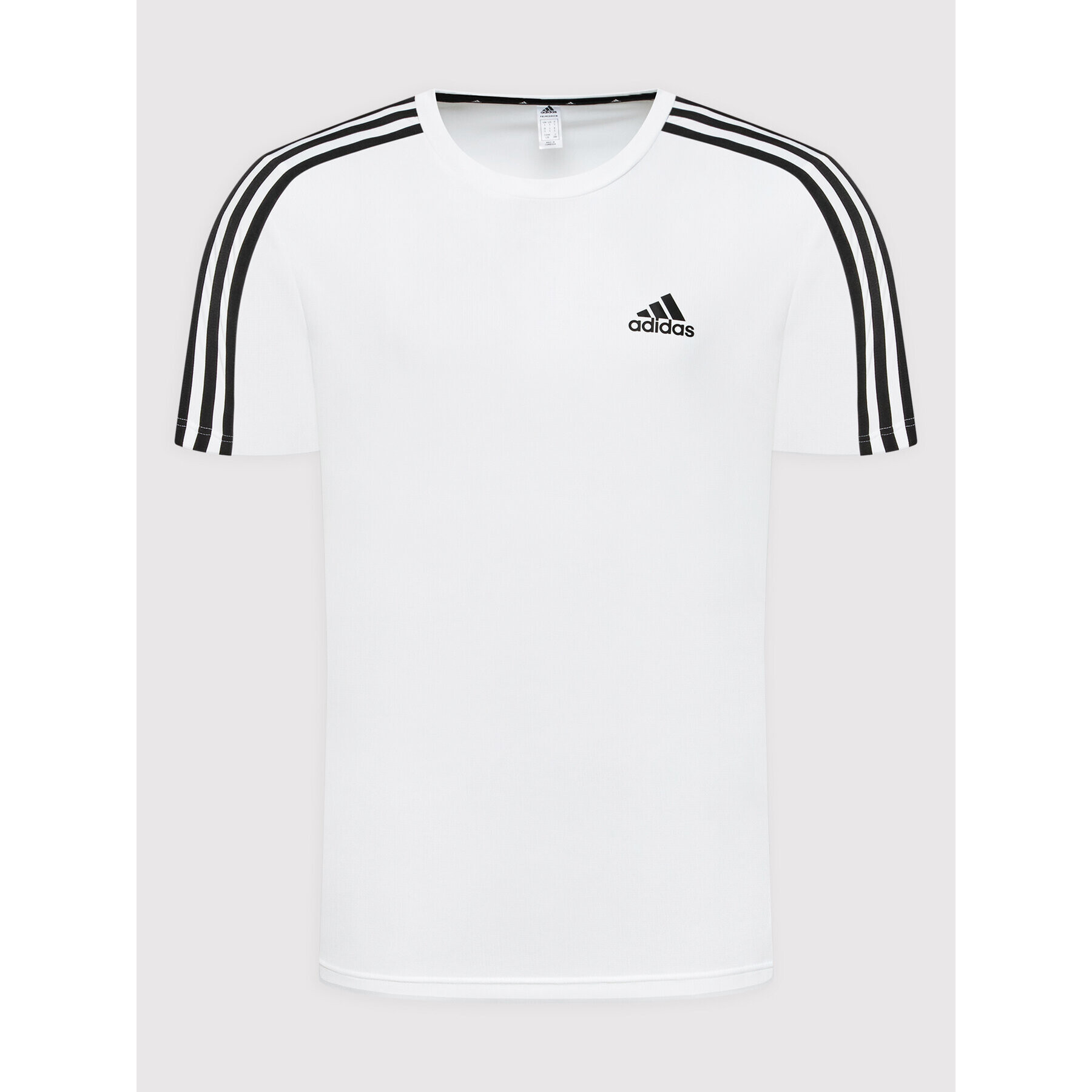 adidas Performance adidas Tricou tehnic Aeroready Designed To Move Sport 3-Stripes GM2156 Alb Regular Fit - Pled.ro