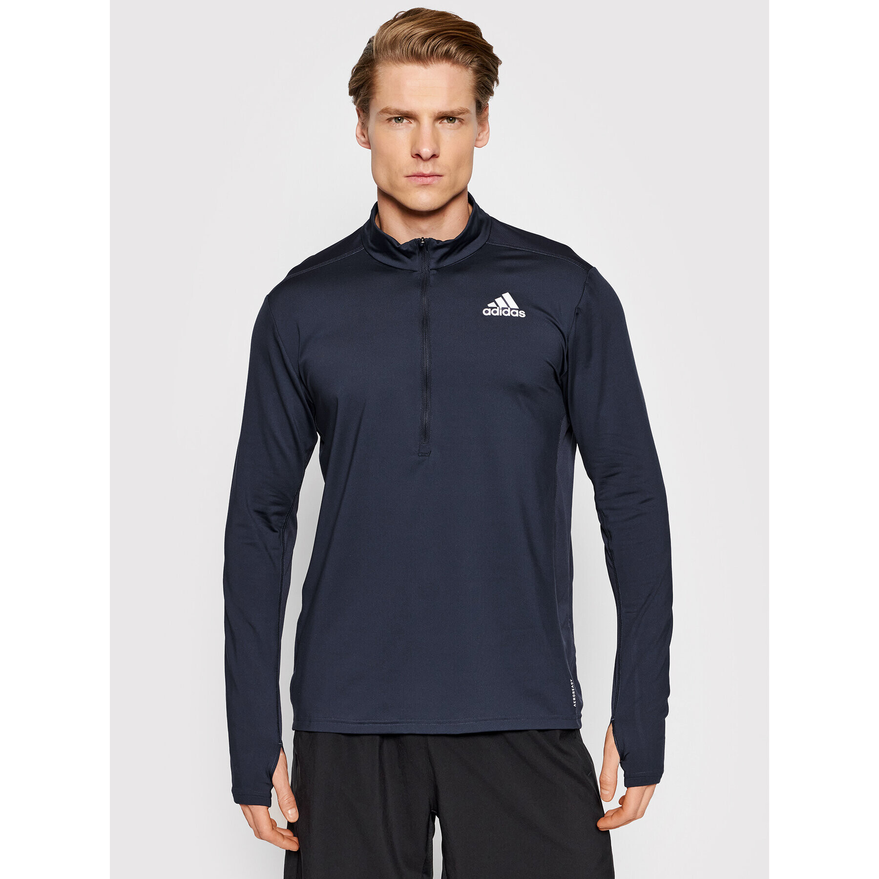 adidas Performance adidas Tricou tehnic Own The Run HB7431 Bleumarin Regular Fit - Pled.ro