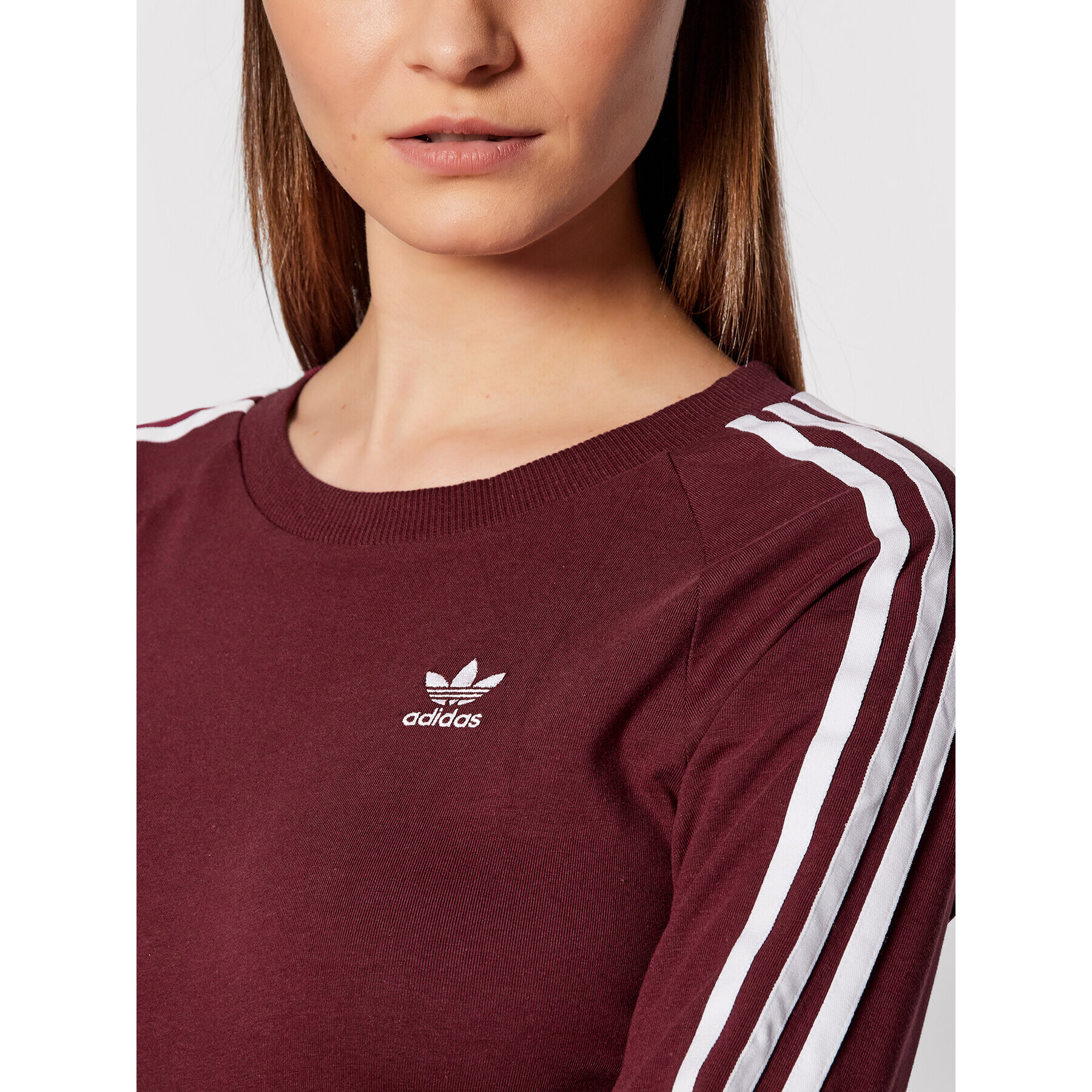 adidas Rochie de zi adicolor Classics H06777 Vișiniu Slim Fit - Pled.ro